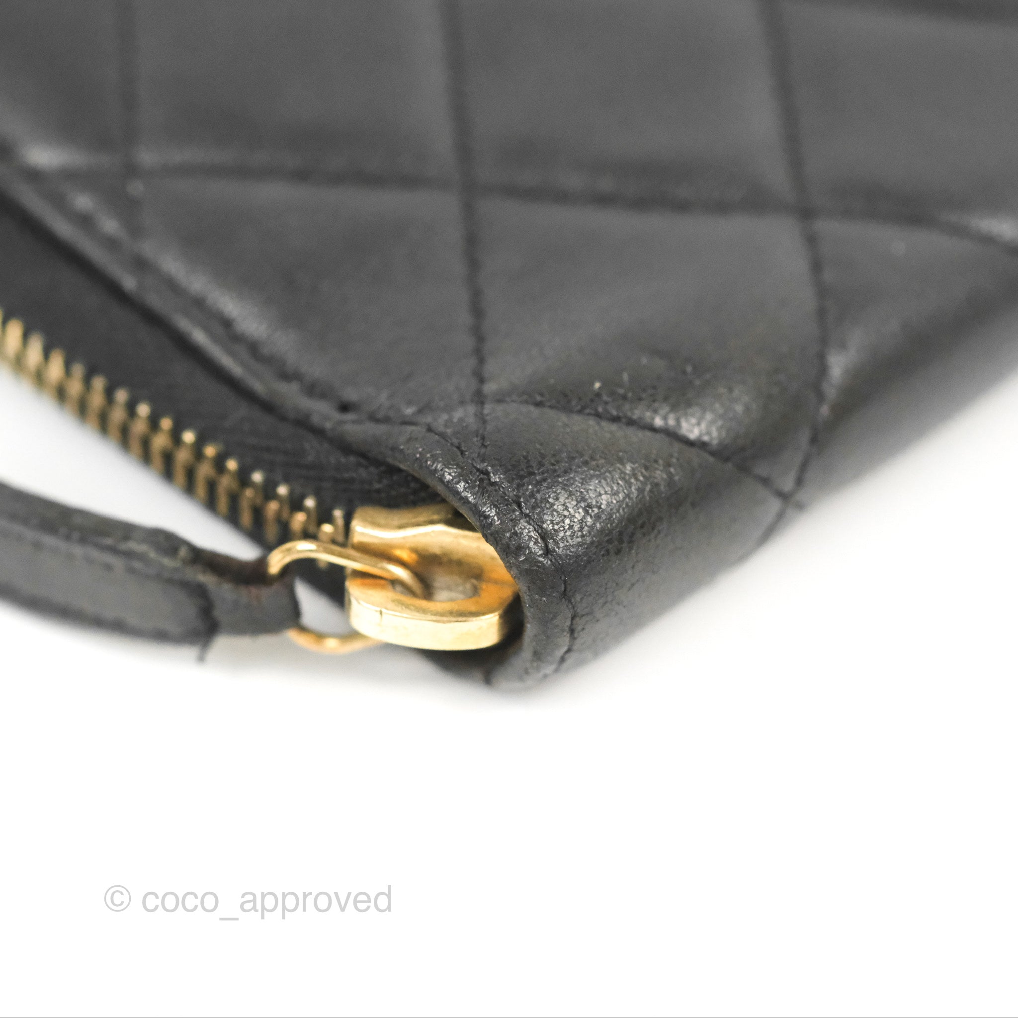 Girl Beautiful Chanel zipped card holder Black Leather ref.576852 - Joli  Closet