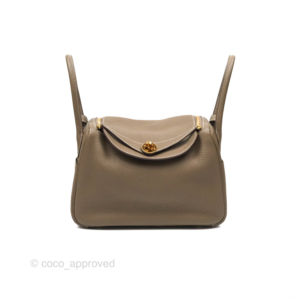 Hermès Lindy 26 Etoupe Clemence Gold Hardware – Coco Approved Studio