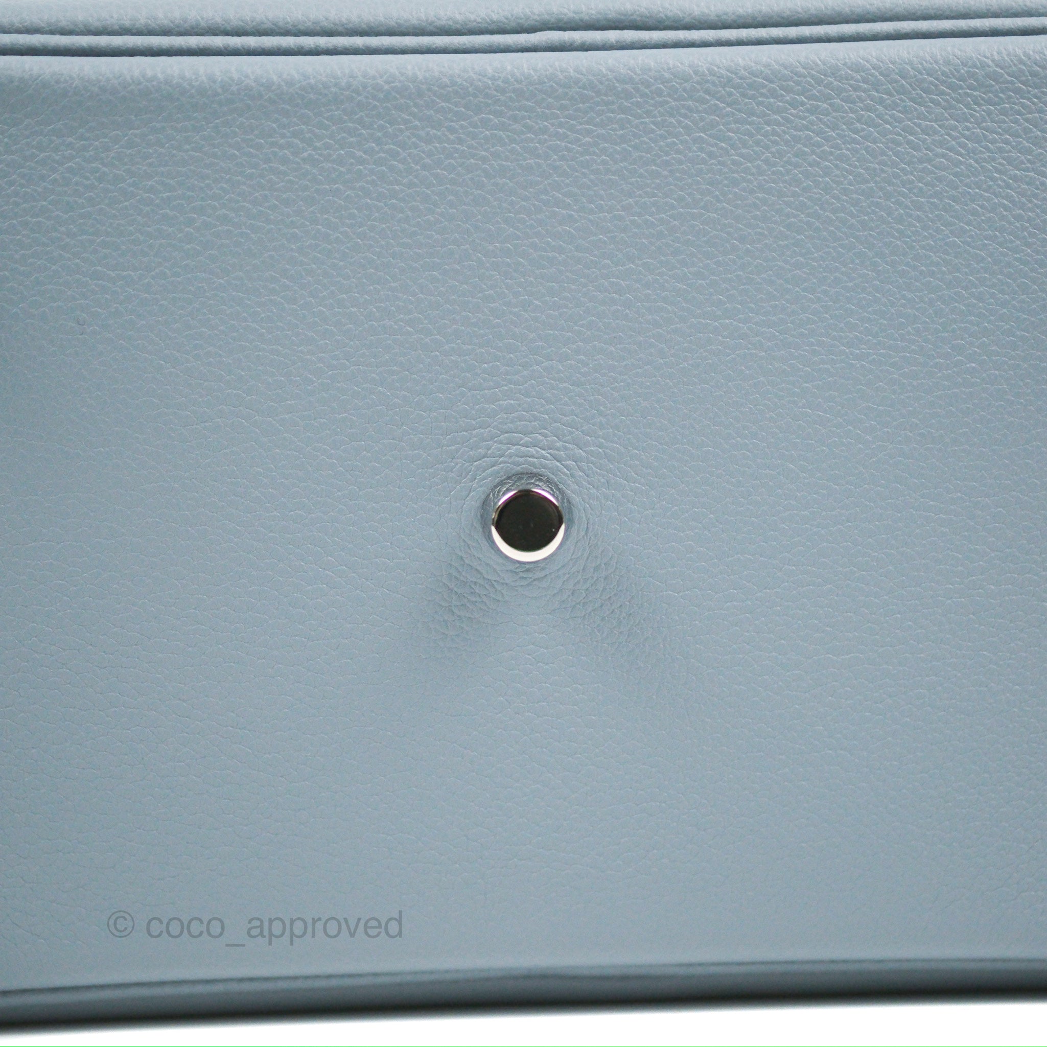 Hermès Lindy 26 Bleu Lin Evercolor Palladium Hardware – Coco