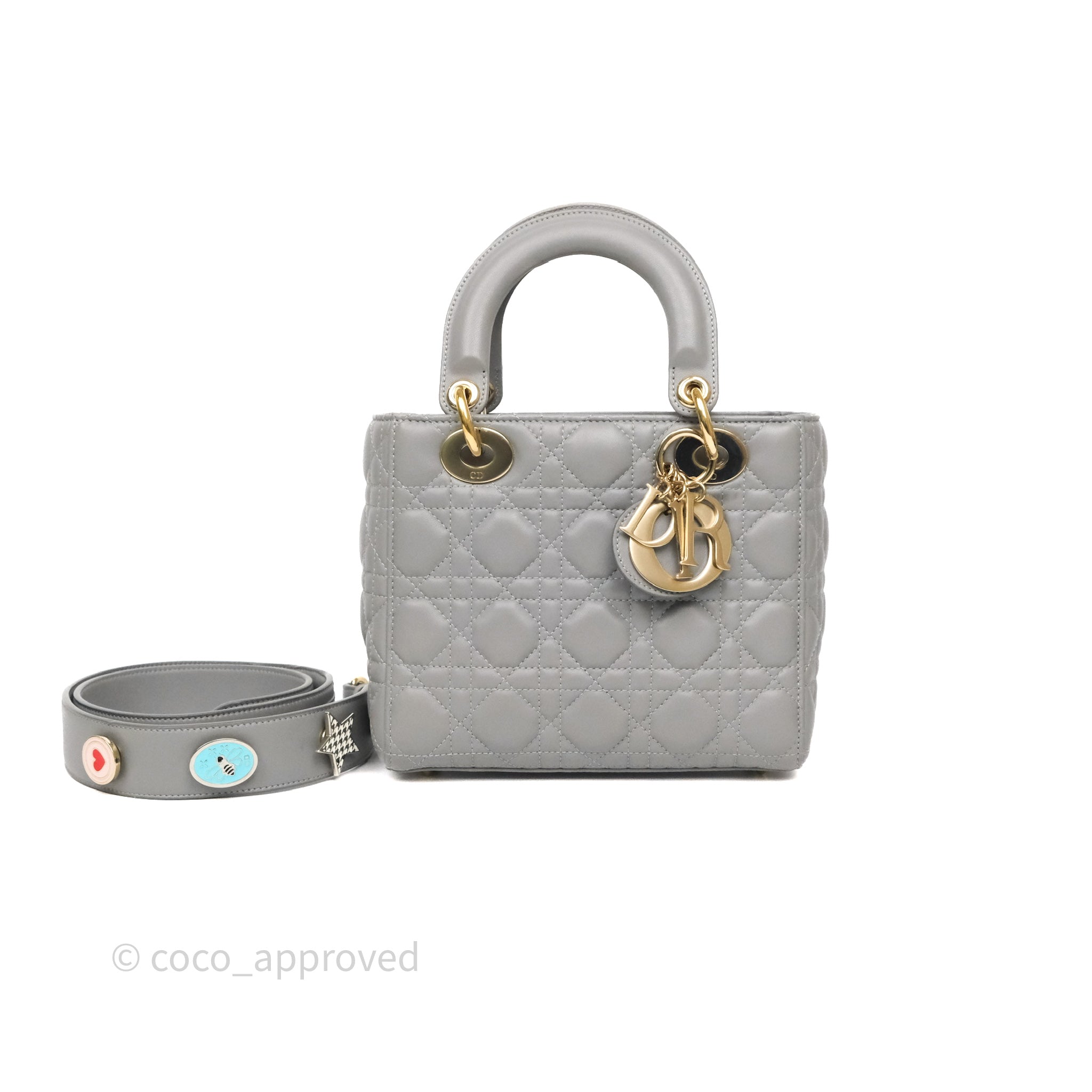 Dior Lady Dior My ABCDior Grey Lambskin Cannage – Coco Dior Lady Dior My ABCDior Grey Lambskin Cannage – Coco