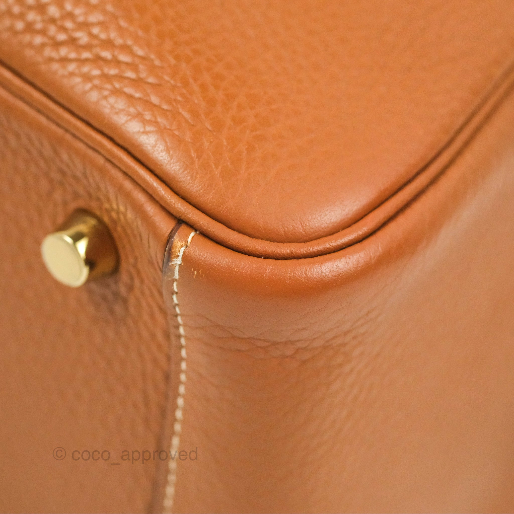 Hermès Lindy 26 Gold Verso Rouge Tomate Clemence Gold Hardware