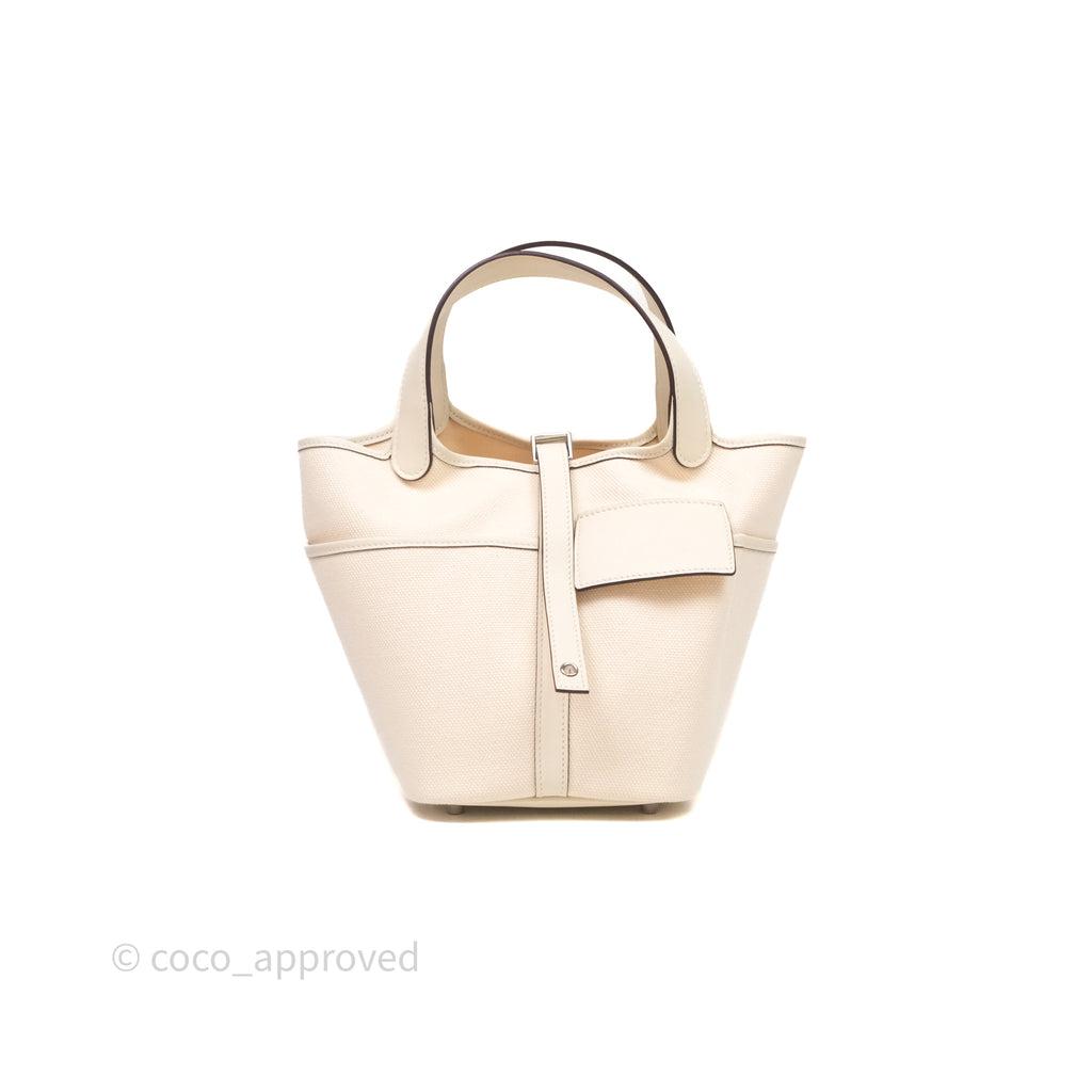 Hermès Picotin Lock 18 Cargo Pockets Nata I2 Palladium Hardware