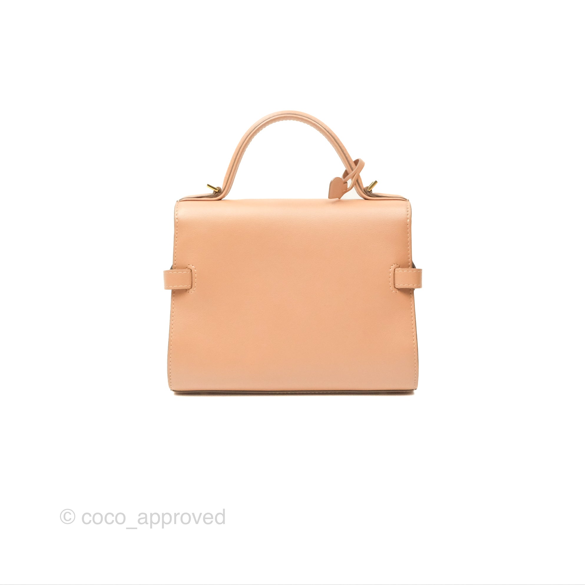 Delvaux Tempête Mini Beige Supple Calfskin Gold Hardware