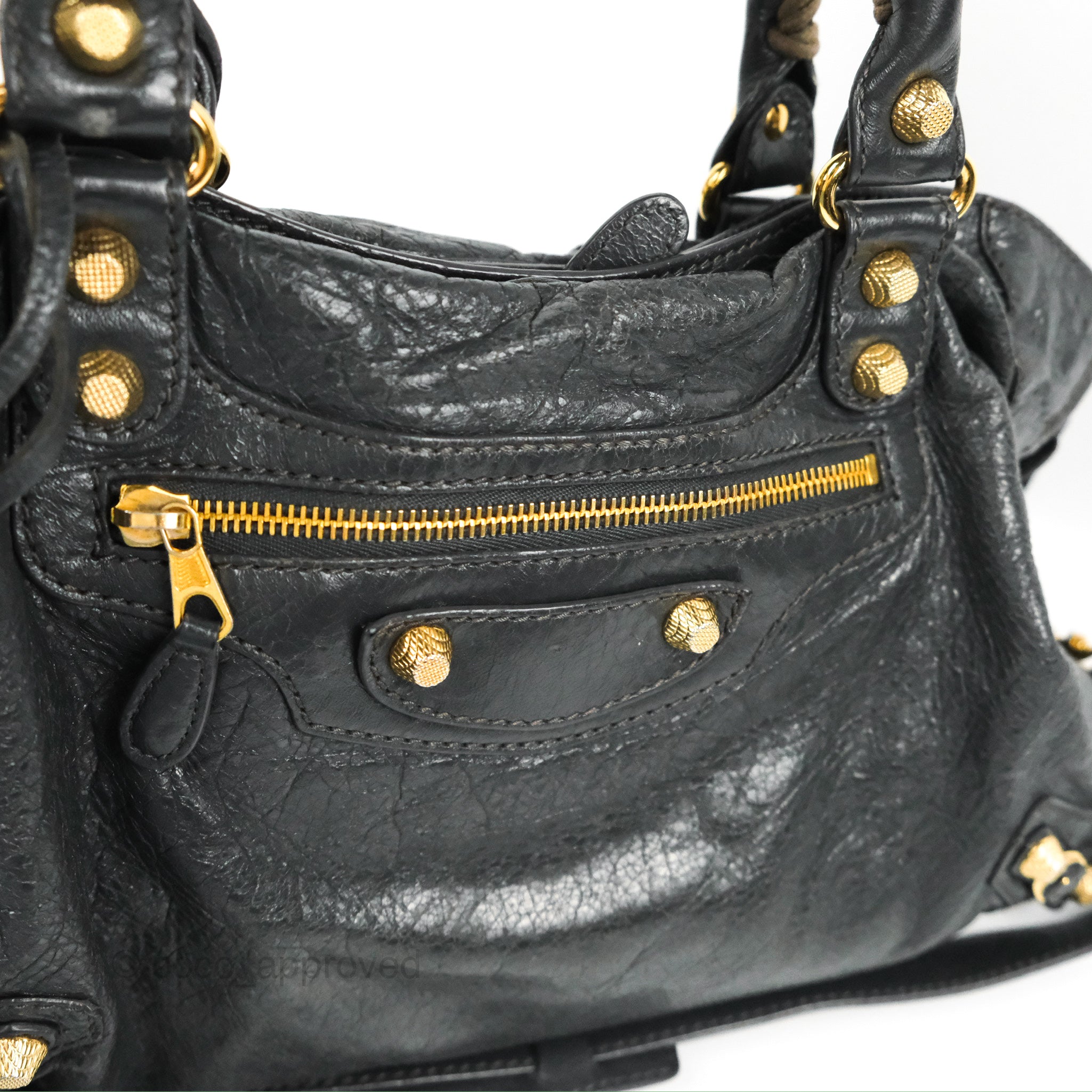 Balenciaga Classic City Bag Dark Grey Calfskin Ruthenium Hardware – Coco  Approved Studio