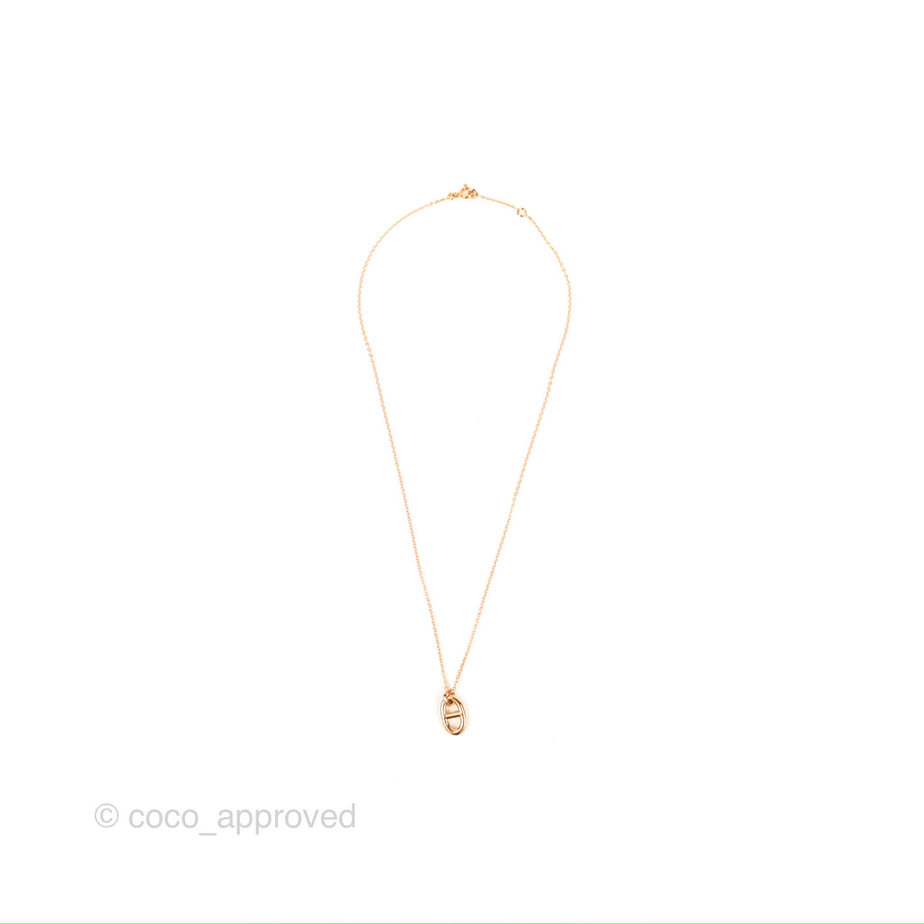 Hermès Farandole Pendant Necklace Small Model Rose Gold