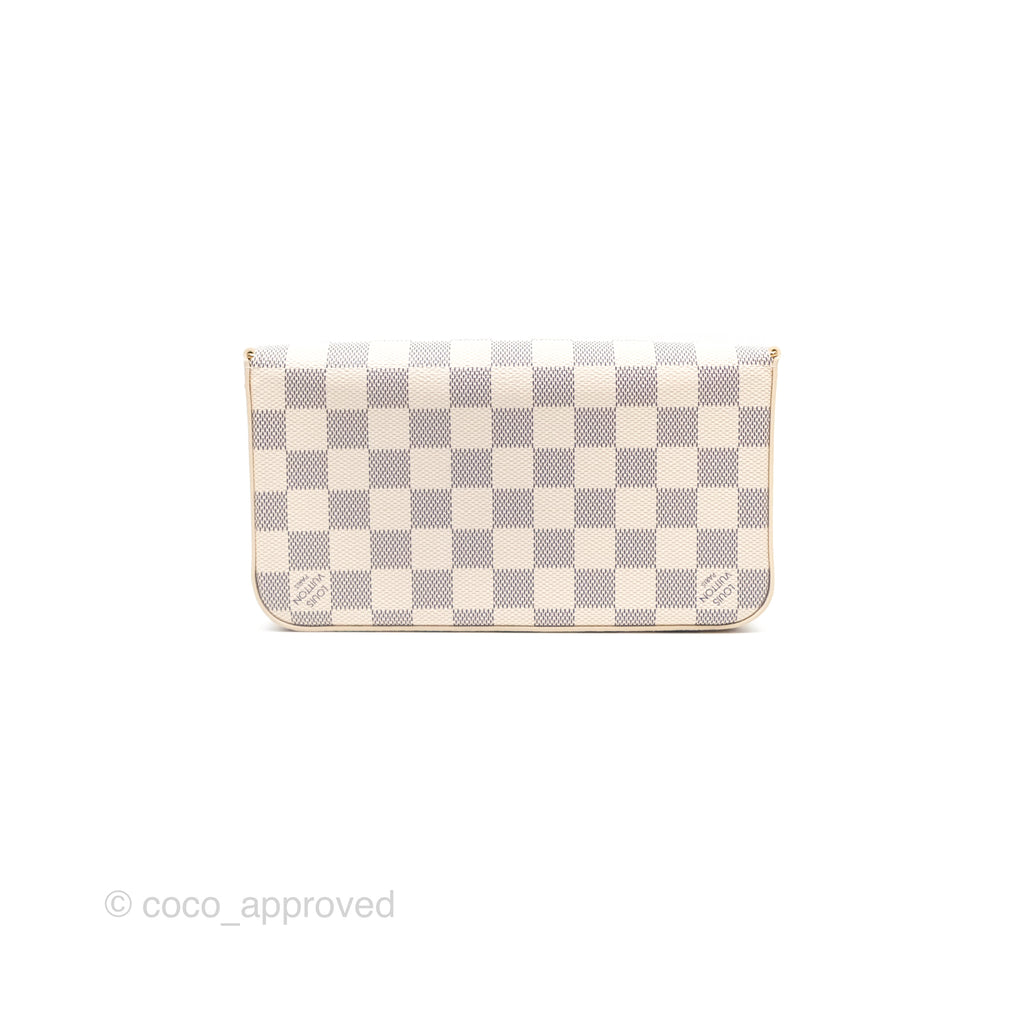 Louis Vuitton Félicie Pochette Damier Azur Canvas