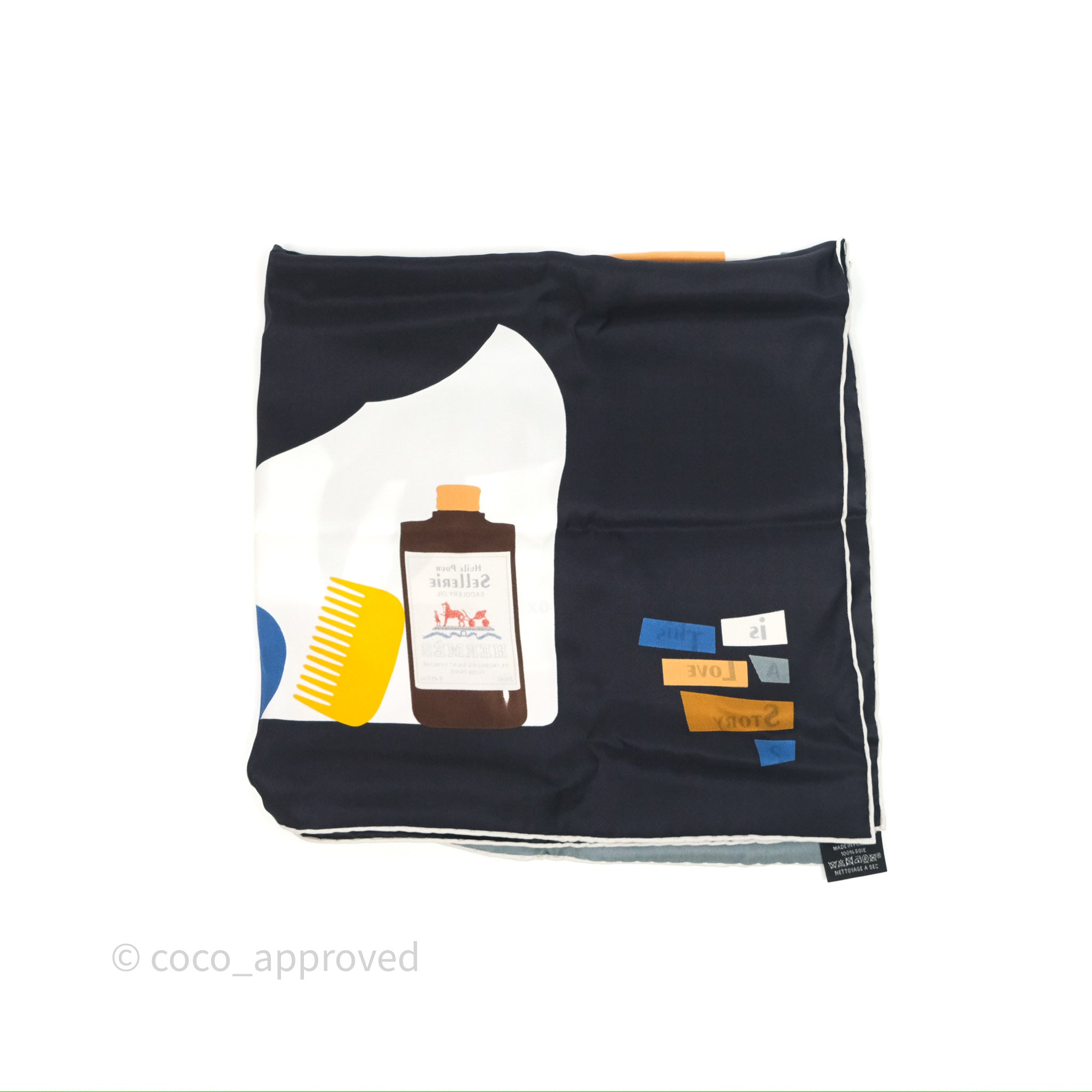 Hermès Is This a Love Story? Silk Scarf 70 – Coco Approved Studio
