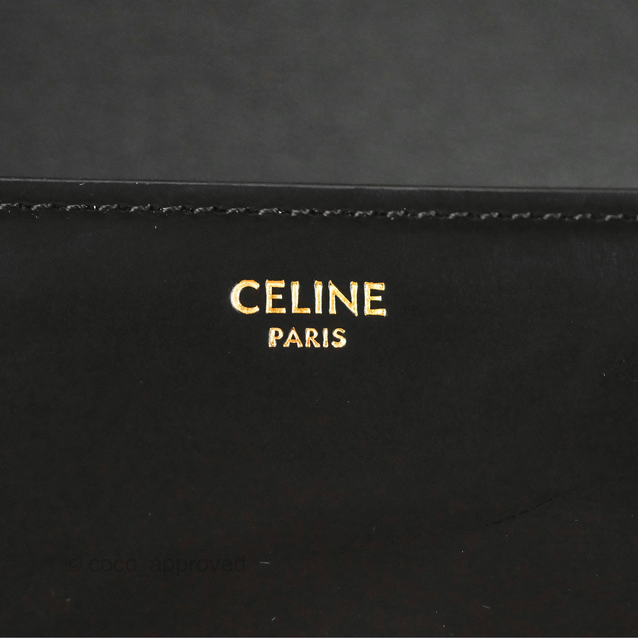 Celine Medium Bag Triomphe Frame In Shiny Calfskin 199813EPA03ND