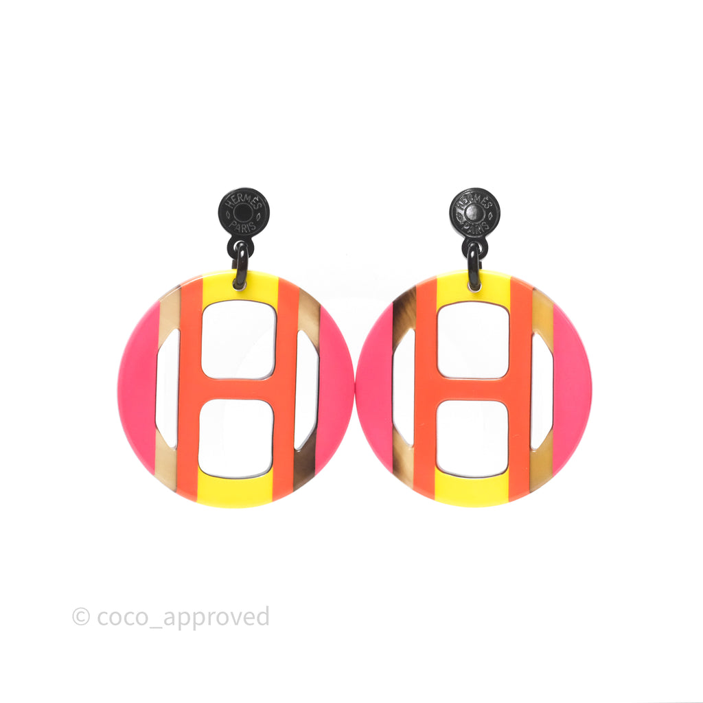 Hermès H Equipe Earrings