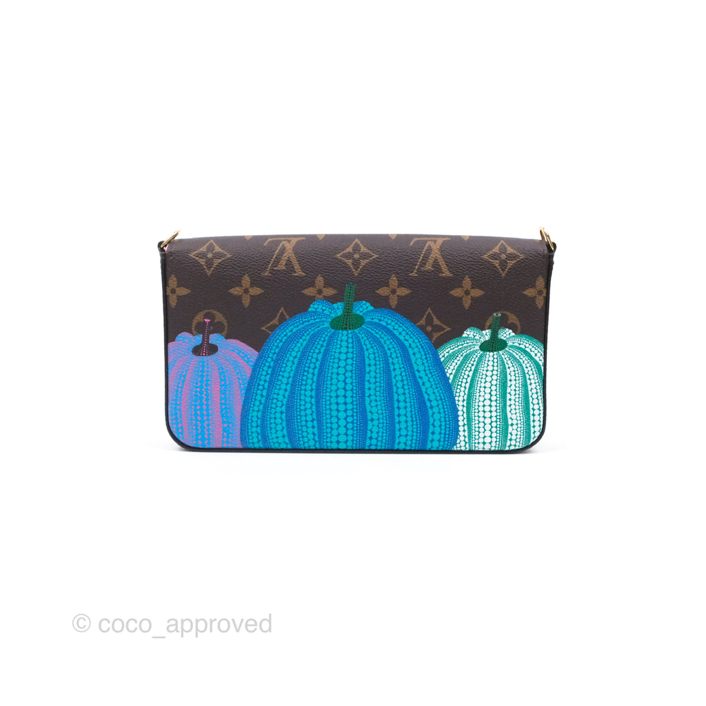 Louis Vuitton X Yayoi Kusama Pochette Felicie in Monogram Pumpkins