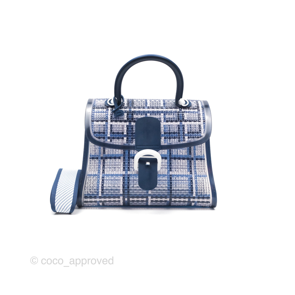 Delvaux Brillant MM Bag PVC Navy