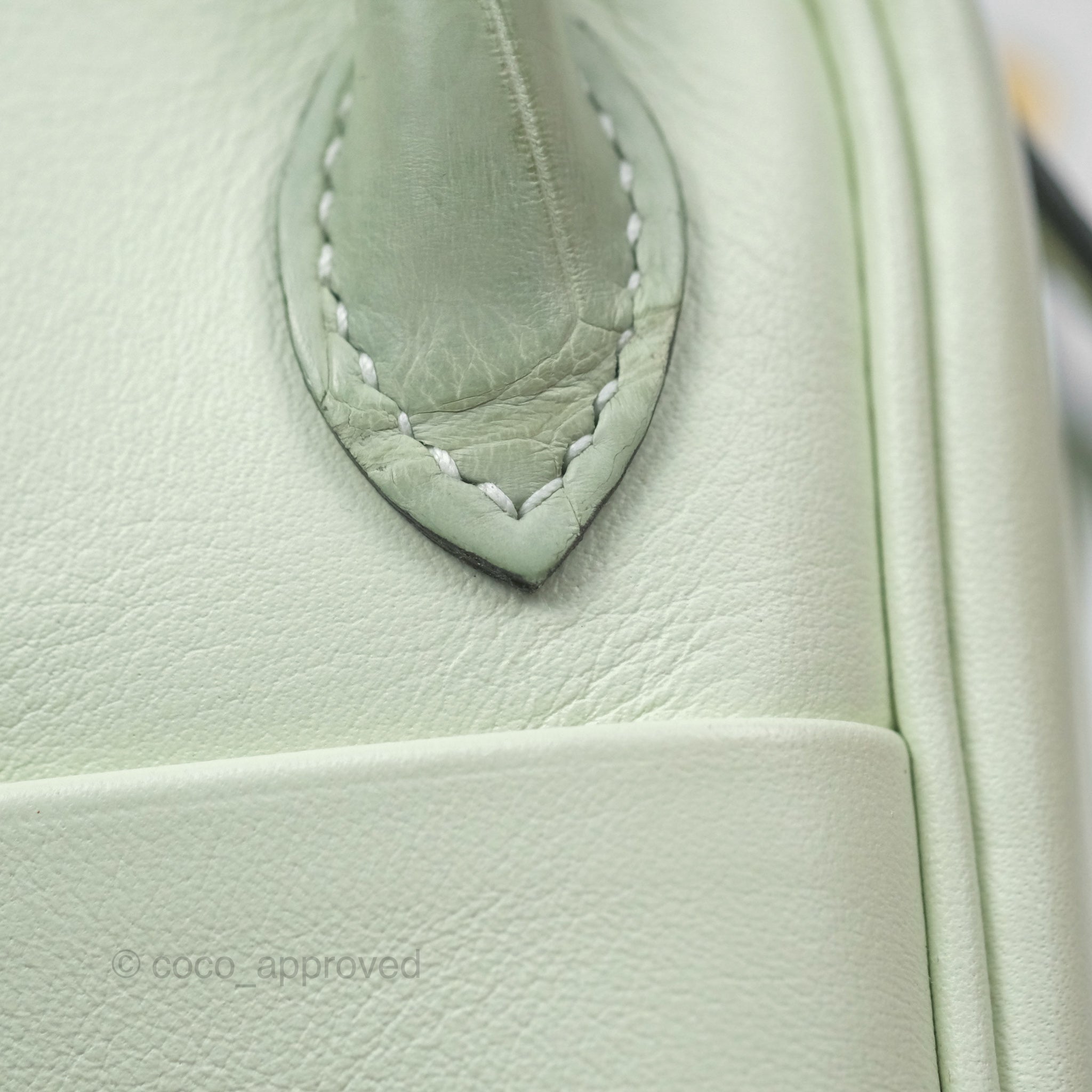 Hermès Mini Lindy Touch Vert Fizz 0S Swift Alligator Handle Gold