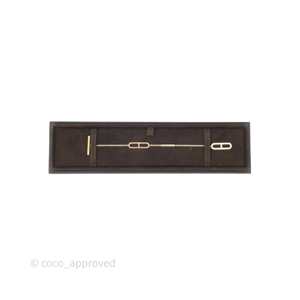 Hermès Ever Chaine d'Ancre Bracelet Diamonds Rose Gold