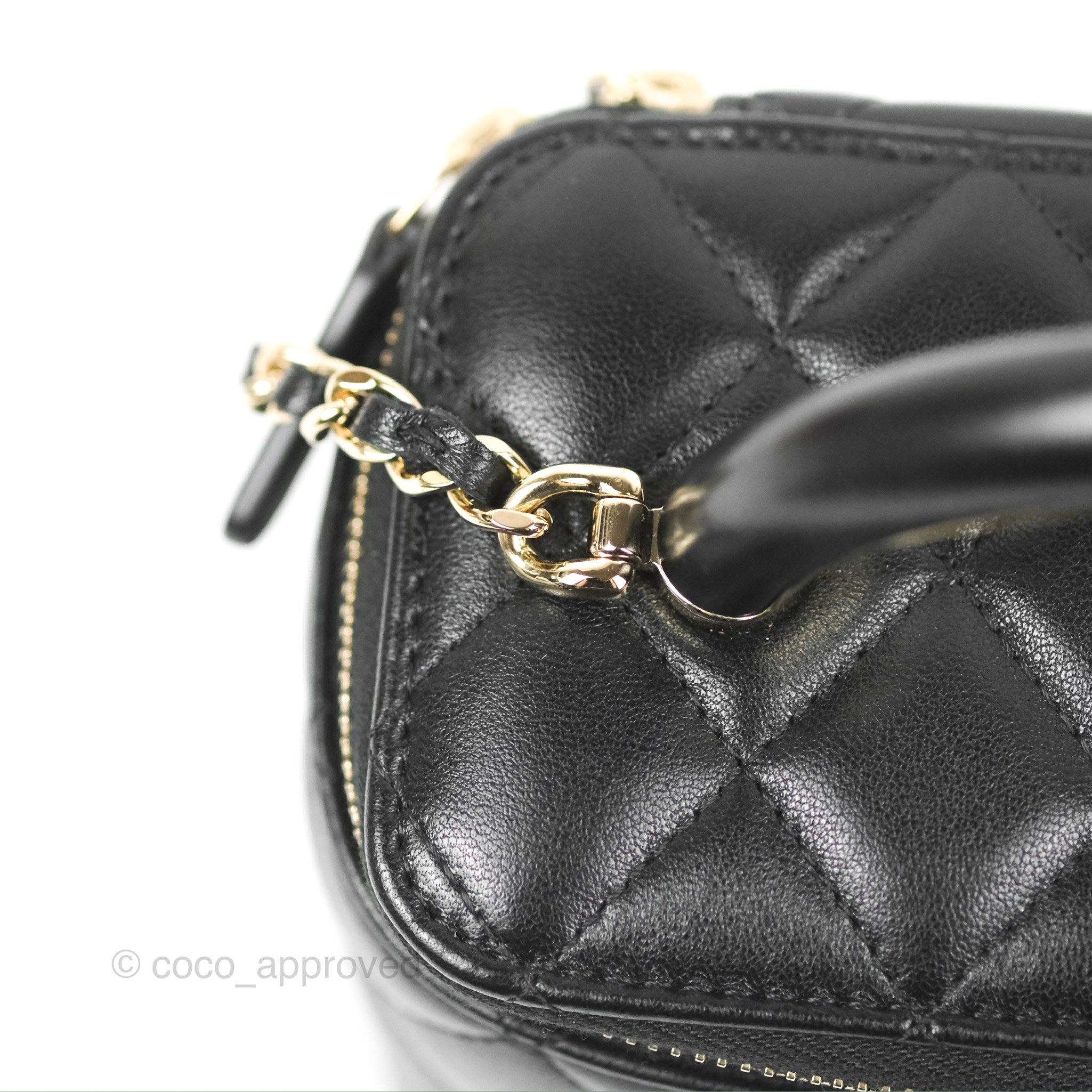 Vanity leather handbag Chanel Black in Leather - 29363966