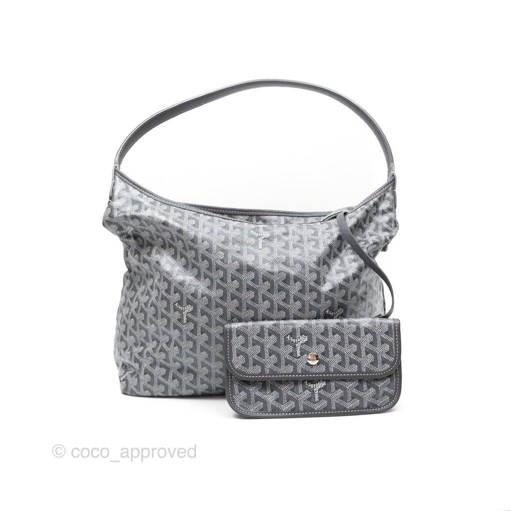 Goyard Bohème Hobo Bag Grey Goyardine Canvas