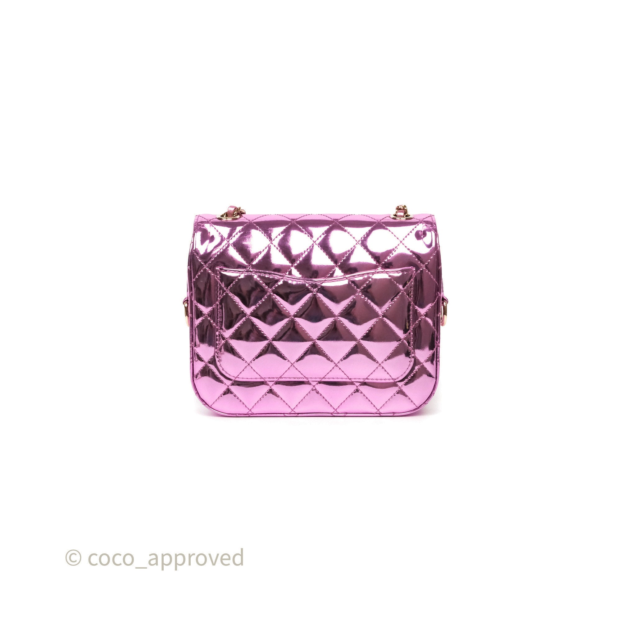ロワール　シャネルピンク Chanel Medium Classic Double Flap Rose Pink Lambskin Silver Hardware