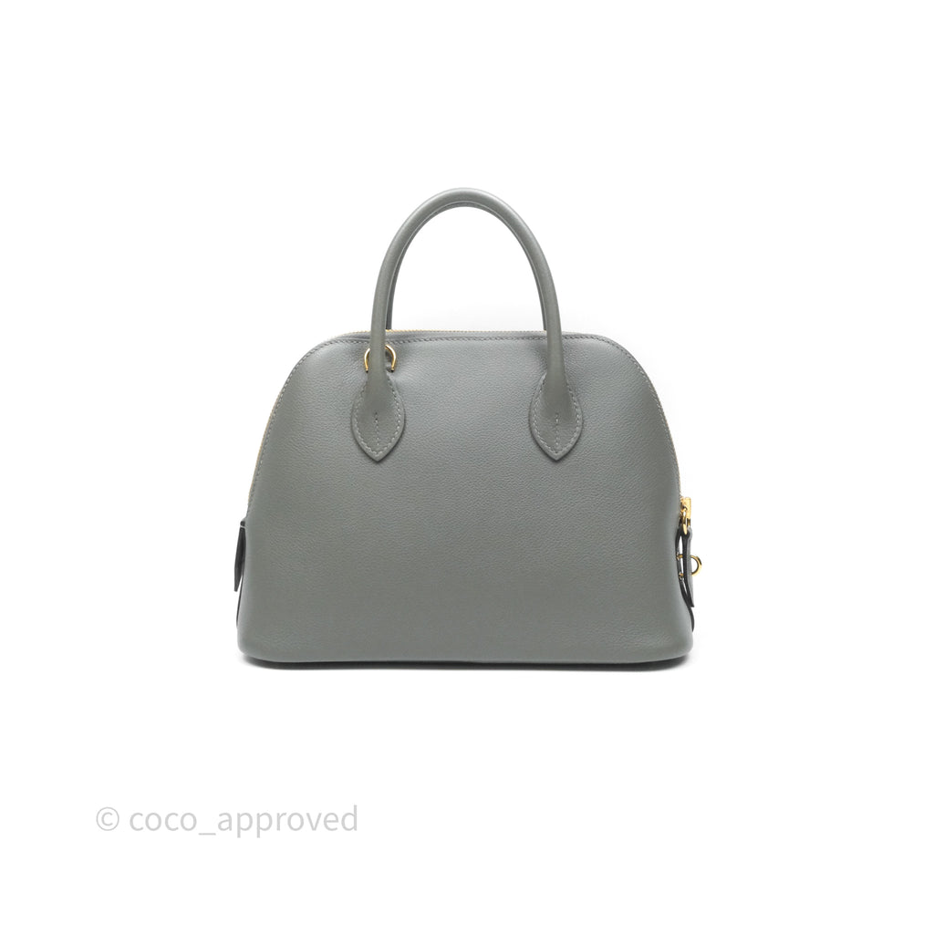 Hermès Bolide 1923 25 Gris Meyer 0L Evercolor Gold Hardware