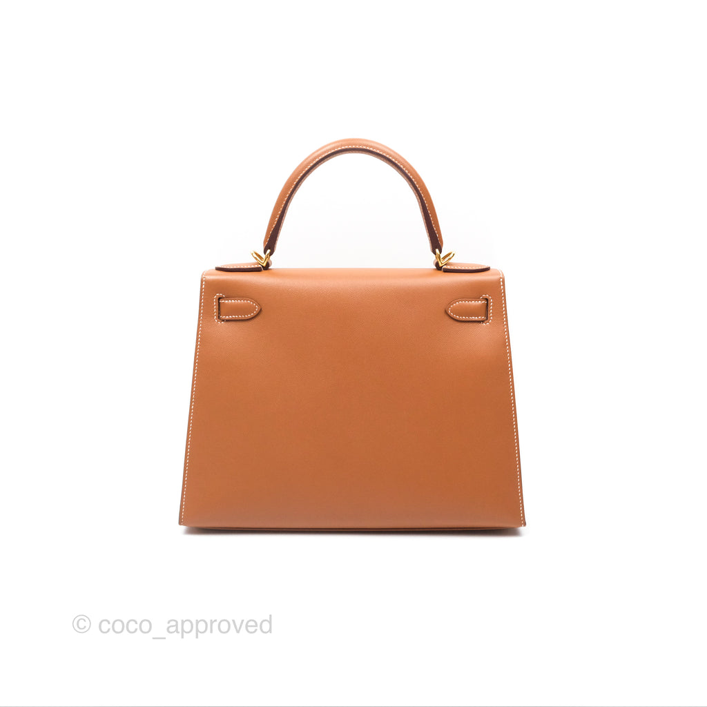 Hermès Kelly 28 Sellier Gold 37 Epsom Gold Hardware