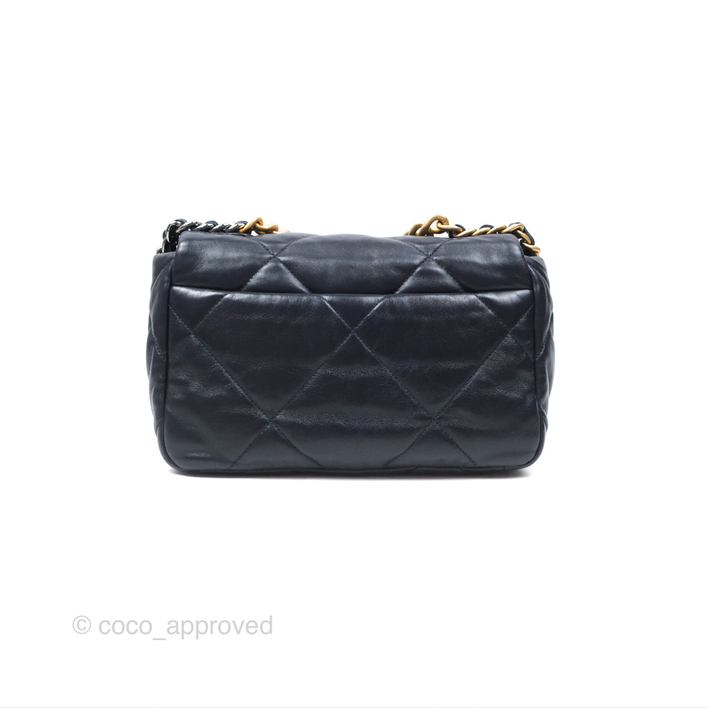 Chanel 19 Small Navy Mixed Hardware