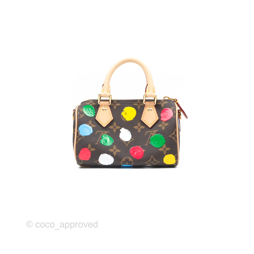 Louis Vuitton x Yayoi Kusama Nano Speedy Infinity Dots Monogram