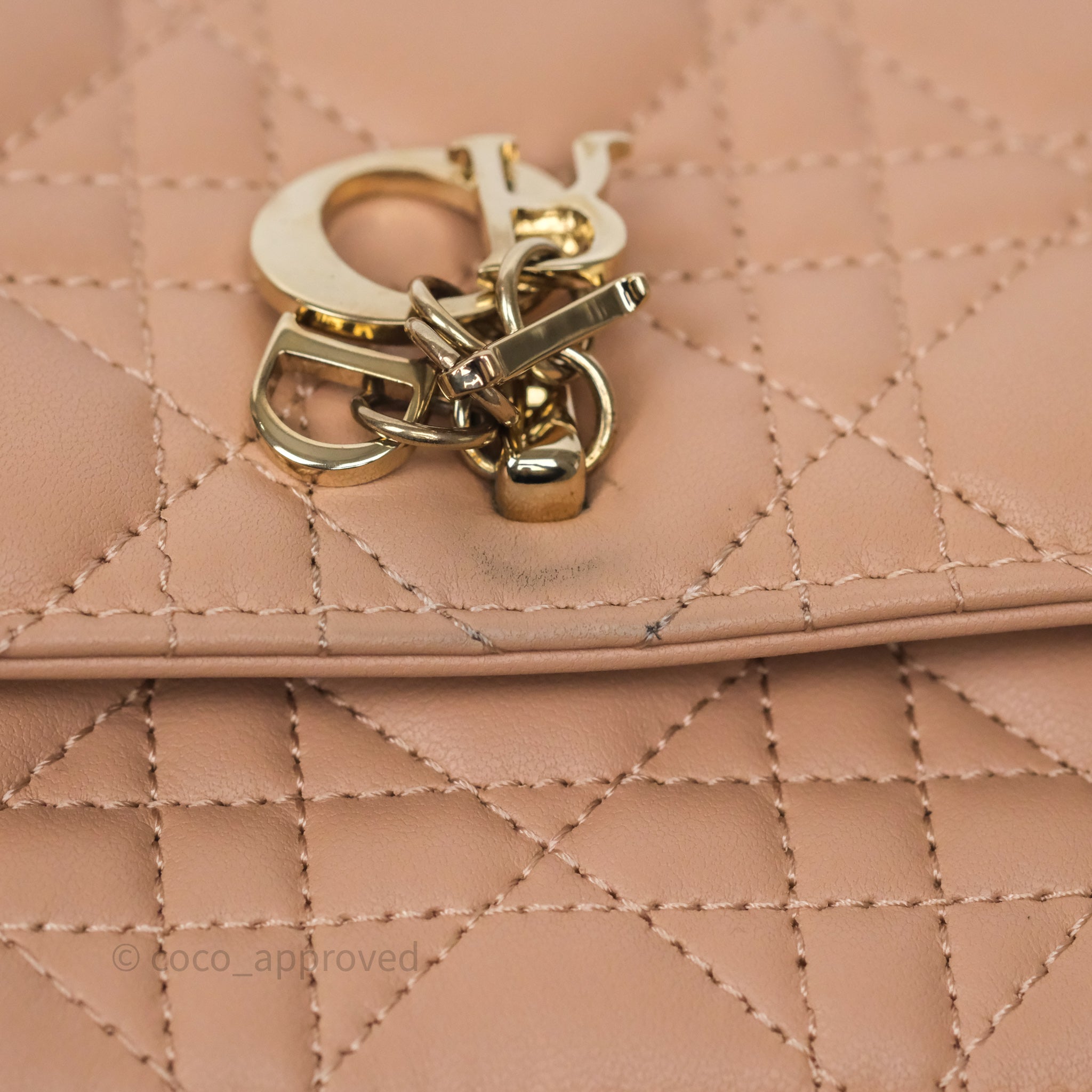 Dior My Dior Mini Bag Rose des Vents Cannage Lambskin – Coco