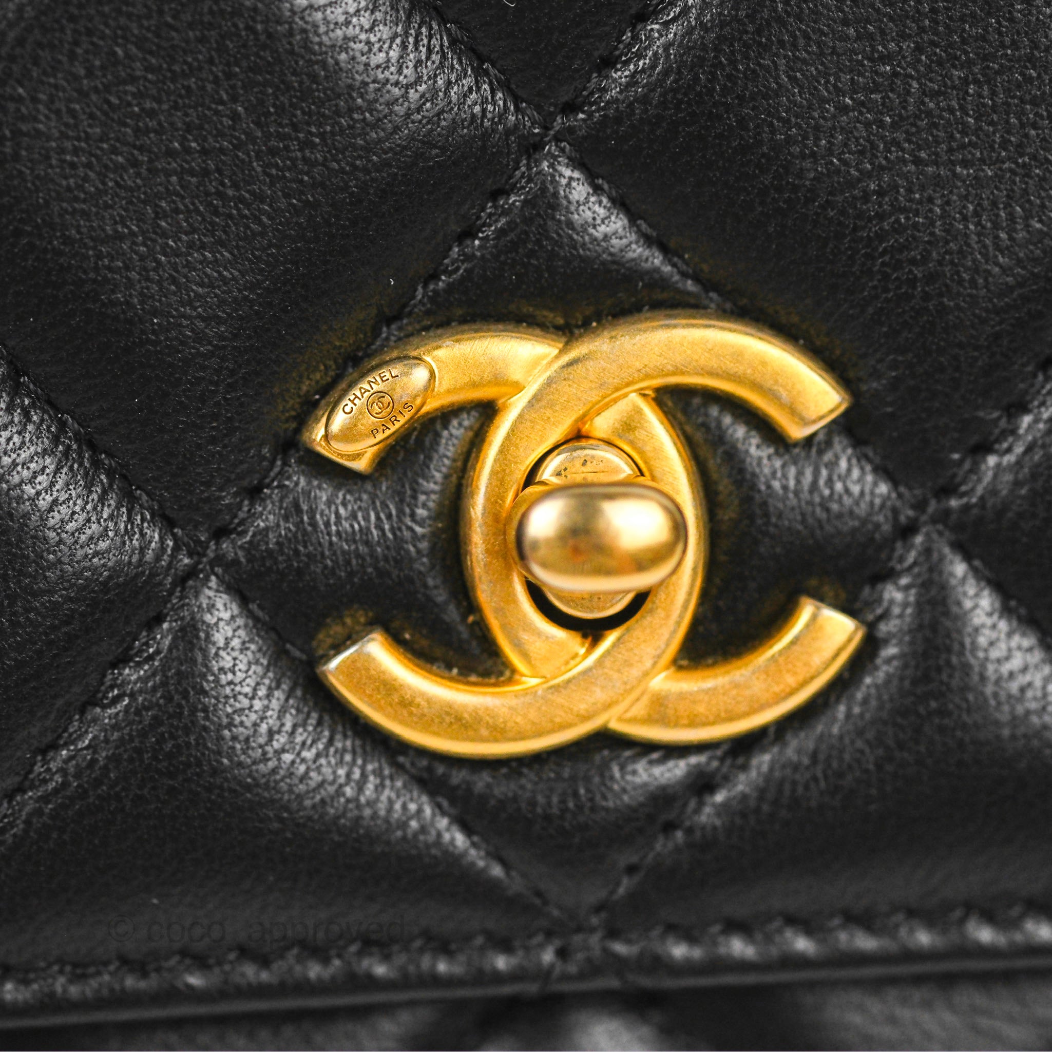 Chanel Quilted Pearl Crush Wallet on Chain WOC Pink Lambskin Aged Gold –  Coco Approved Studio