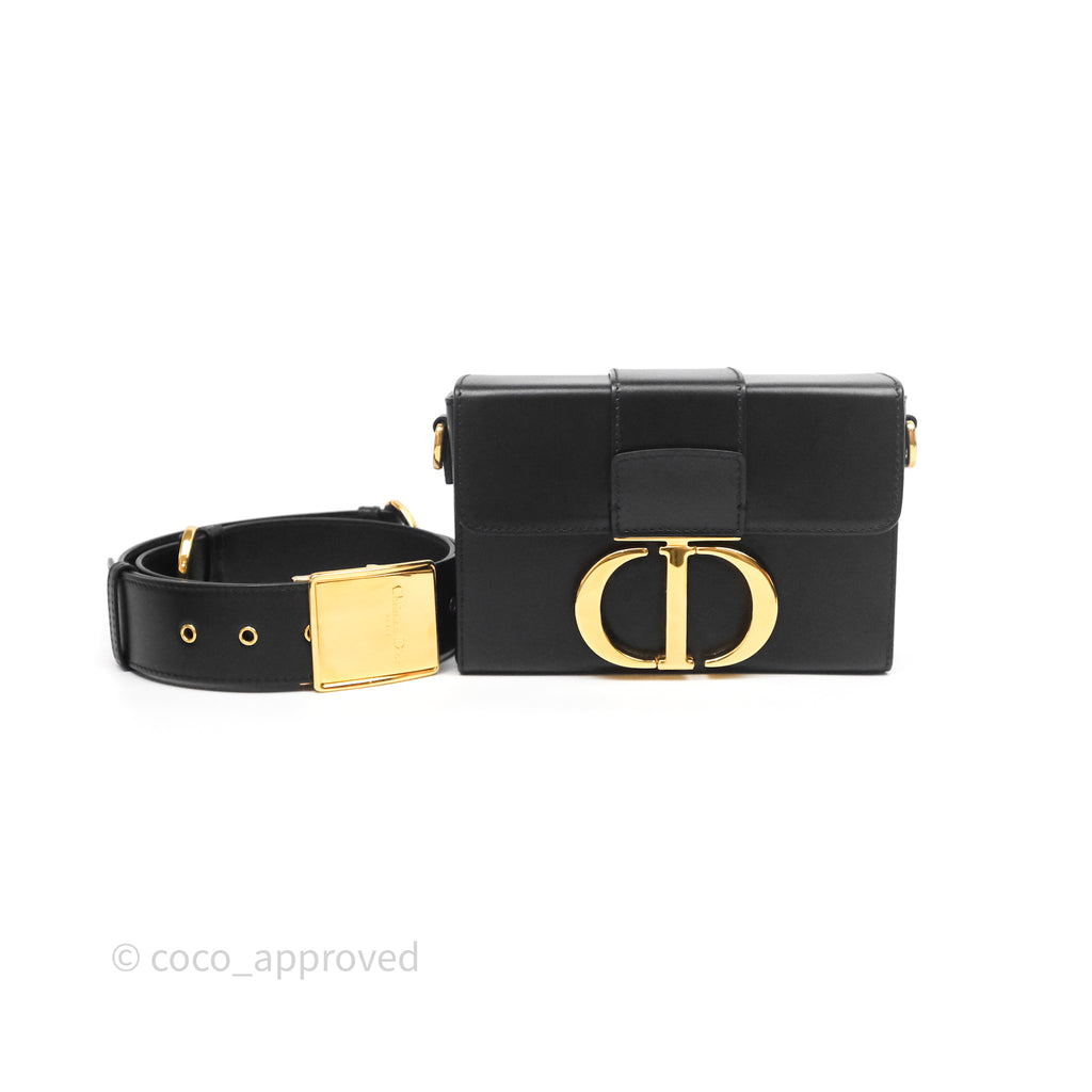 Christian Dior 30 Montaigne Box Bag Black