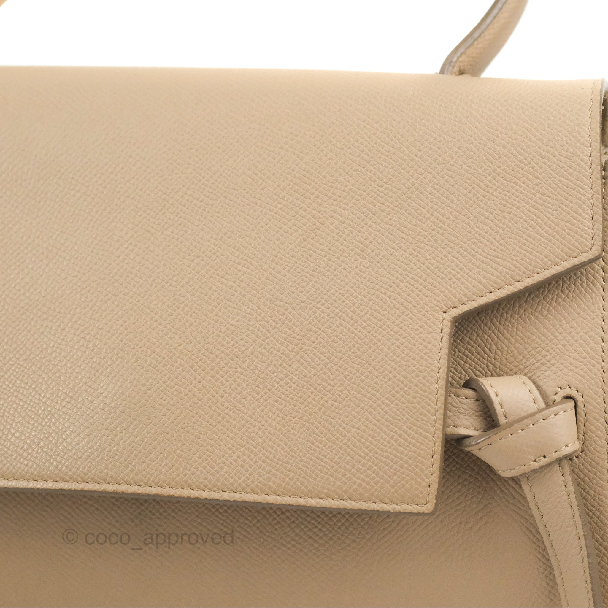 Celine Mini Belt Bag Light Taupe Grained Calfskin Gold Hardware – Coco  Approved Studio