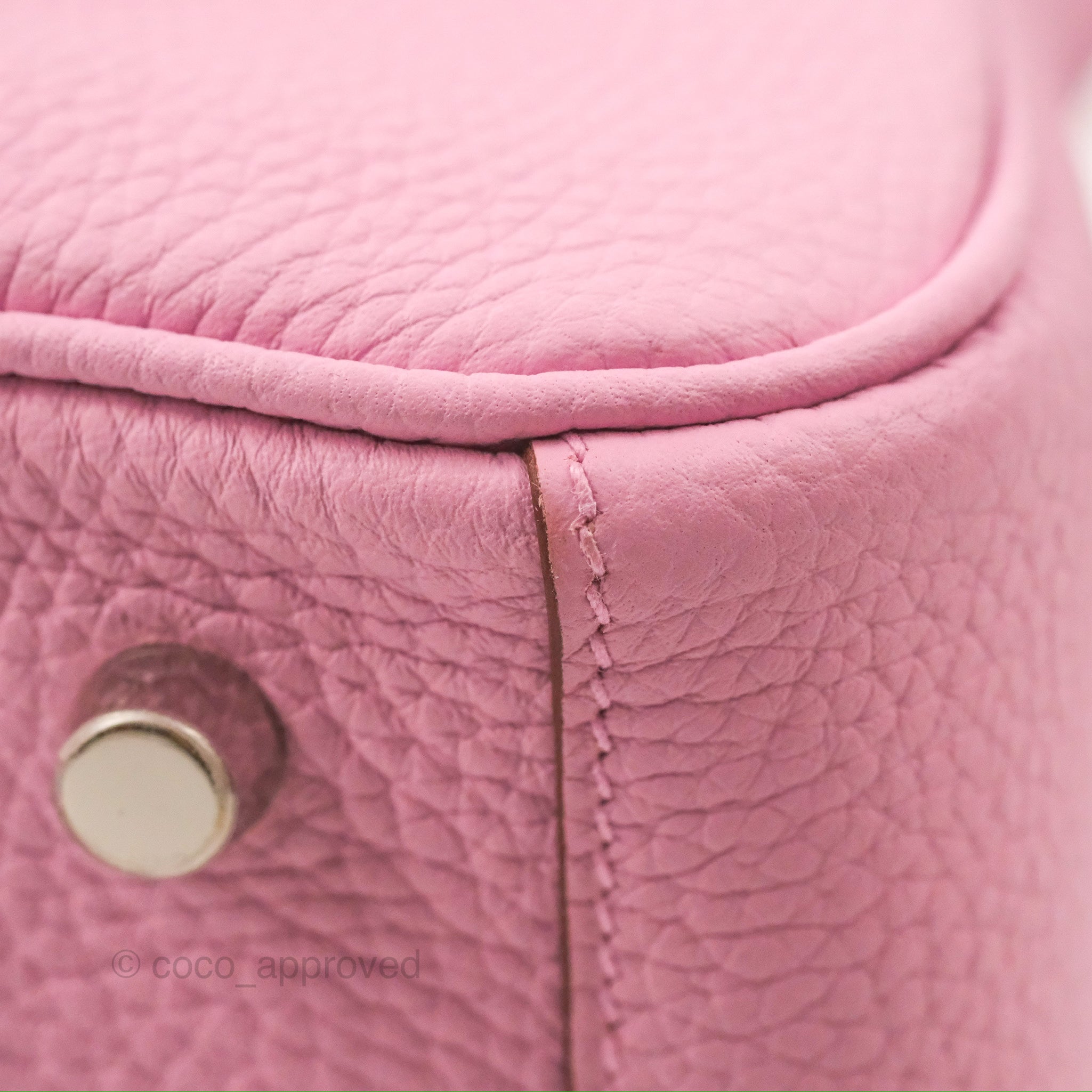 Brand New Hermès Mini Lindy Mauve Pink Sylvestre Clemence Palladium  Hardware B