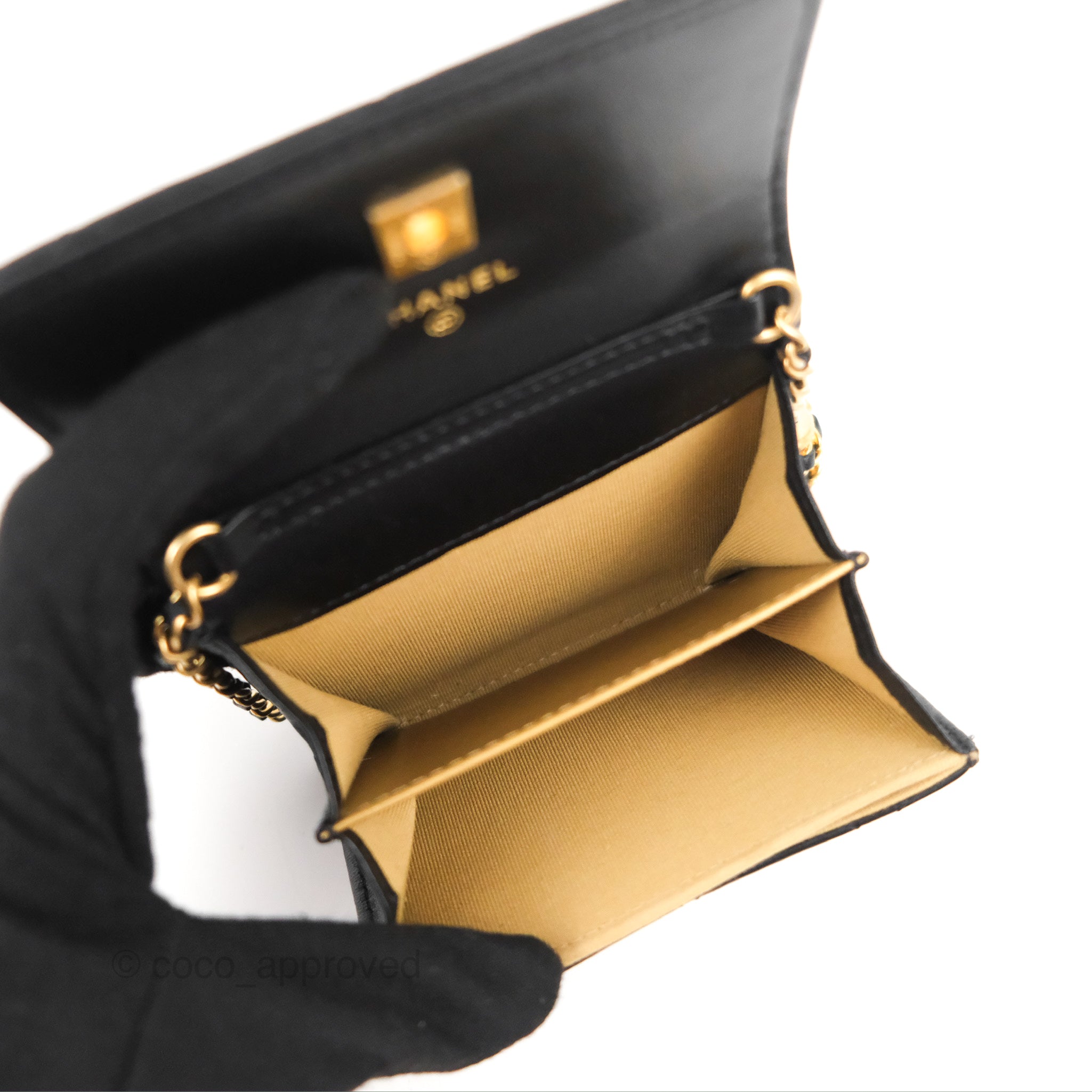 Chanel 2022 Pearl Crush Wallet On Chain - Green Crossbody Bags, Handbags -  CHA674444