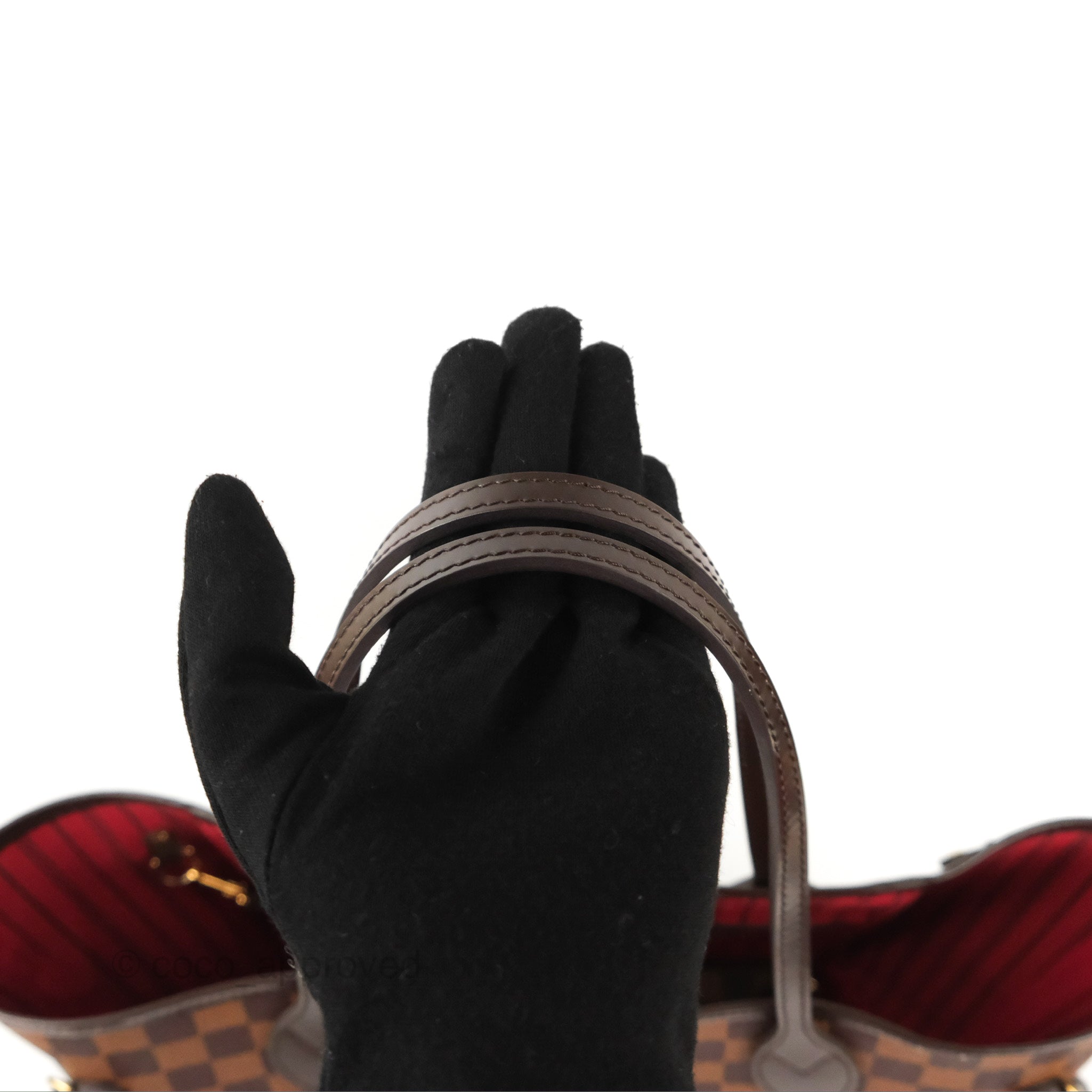 Louis Vuitton Gloves in Damier Graphite