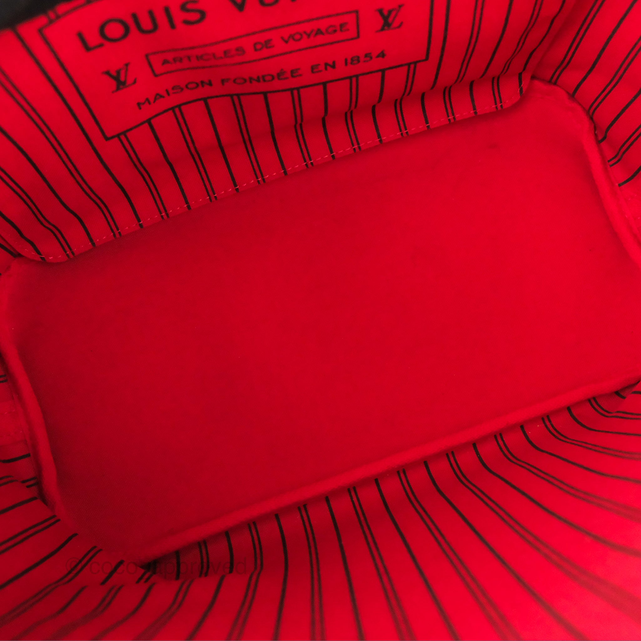 Louis Vuitton Neverfull MM Tote Bag Damier Ebene Canvas – Coco