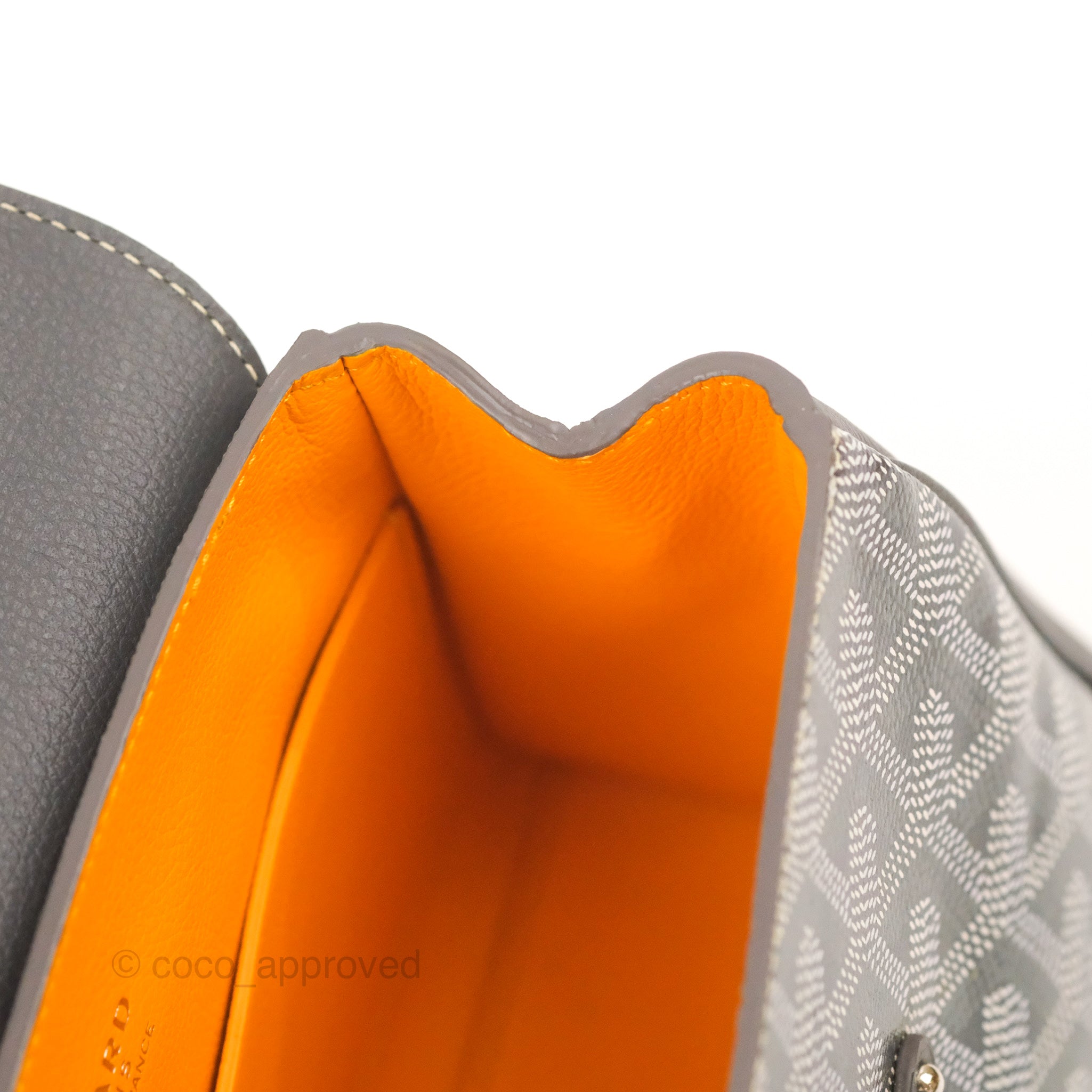 Goyard Saïgon Mini Bag Chevroches Calfskin Grey Silver Hardware – Coco  Approved Studio
