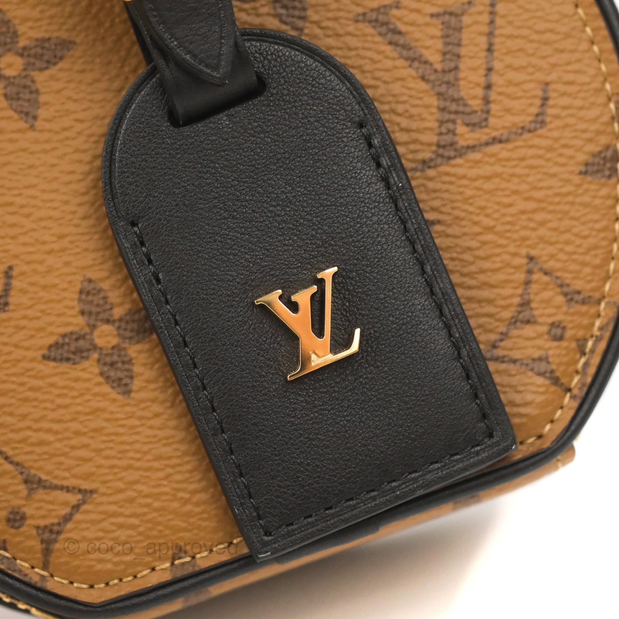 Louis Vuitton Mini Boîte Chapeau Monogram Reverse Canvas Black – Coco  Approved Studio