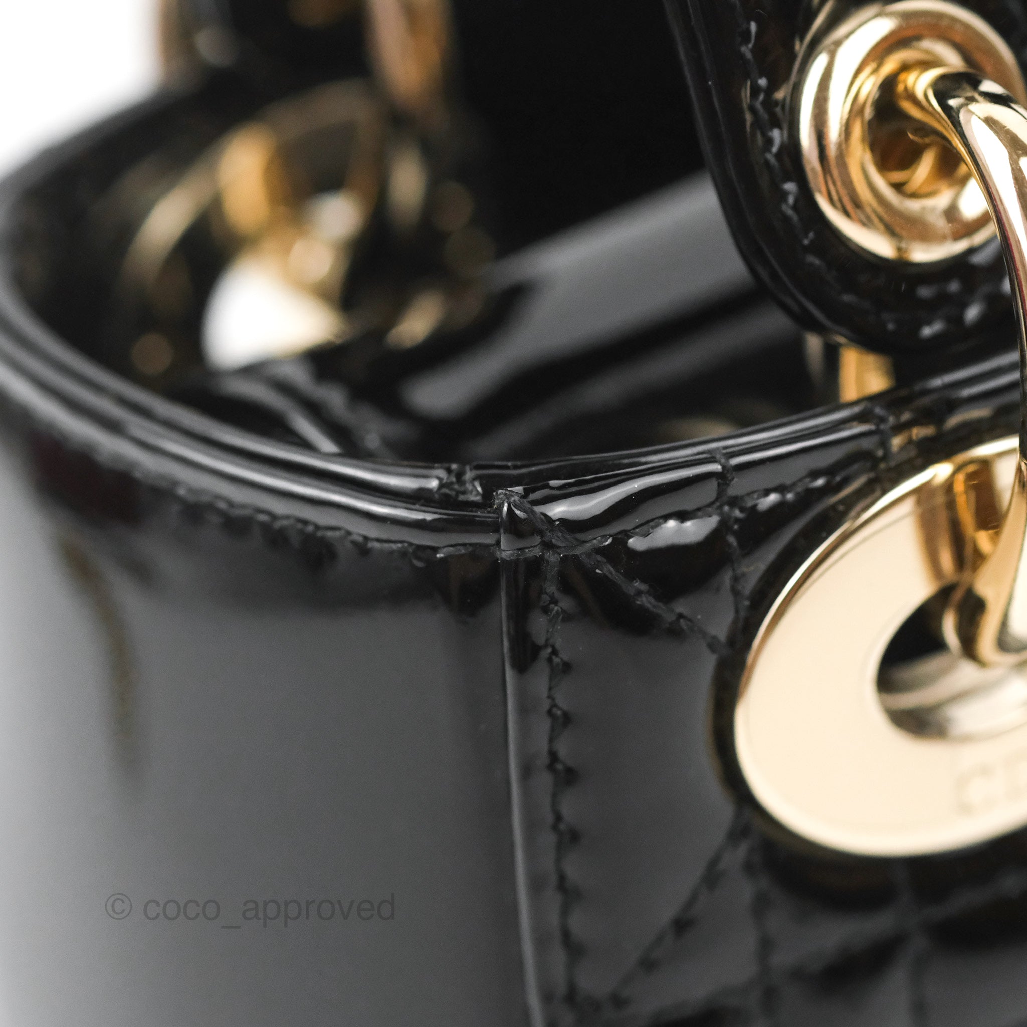Christian Dior Black Mini Leather Profrated Roller Handbag CBRZXSA 144 –  Max Pawn