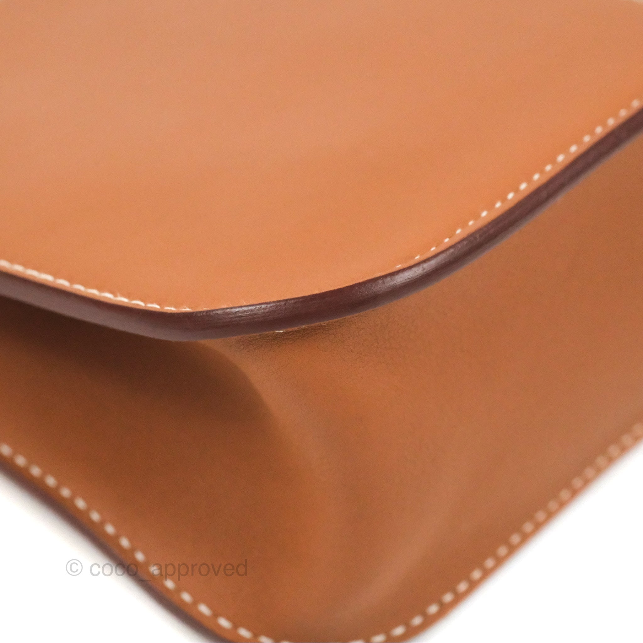 Hermès Mini Halzan Gold Evercolour Palladium Hardware – Coco