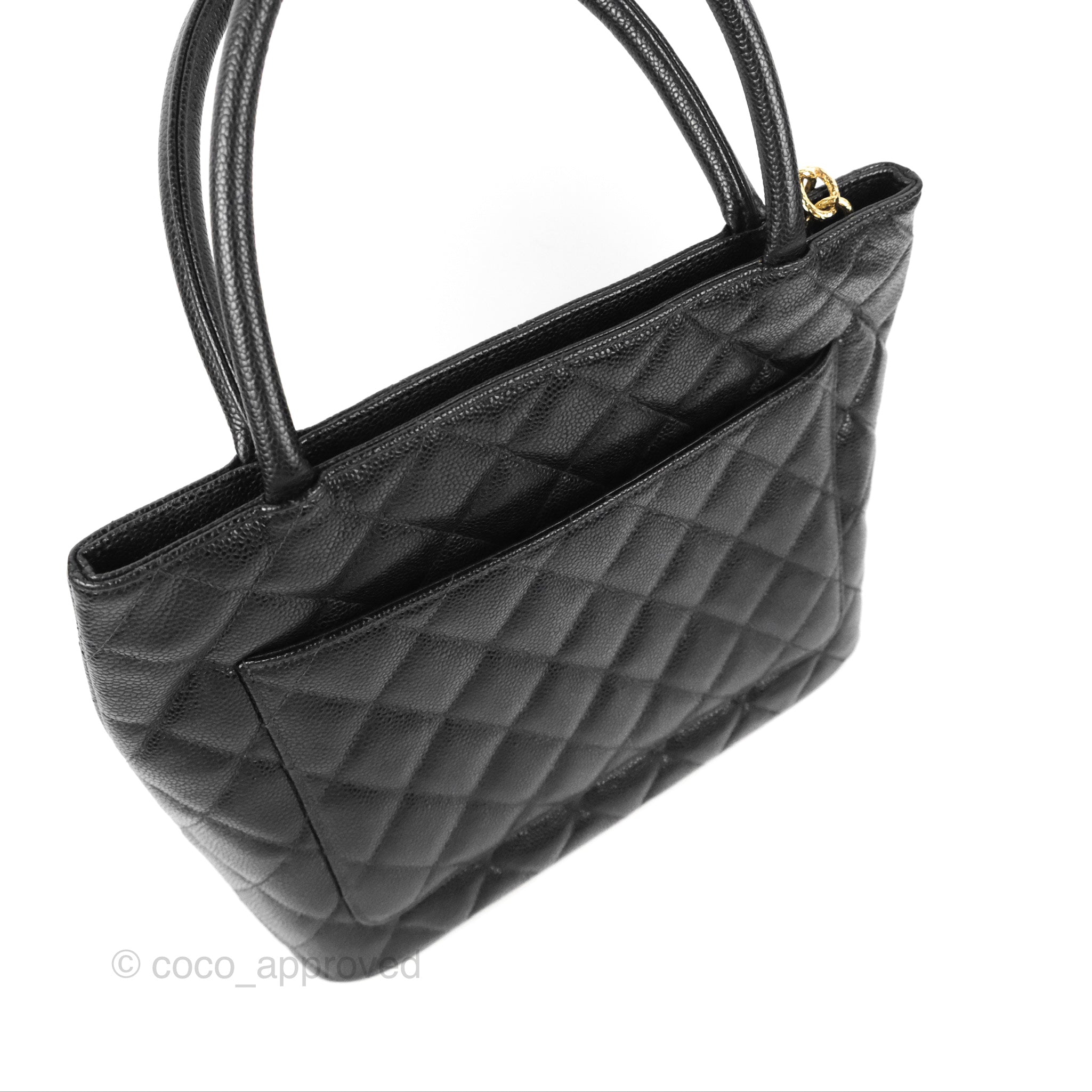 Chanel 2021 Caviar Classic Tote - Black Totes, Handbags - CHA572389