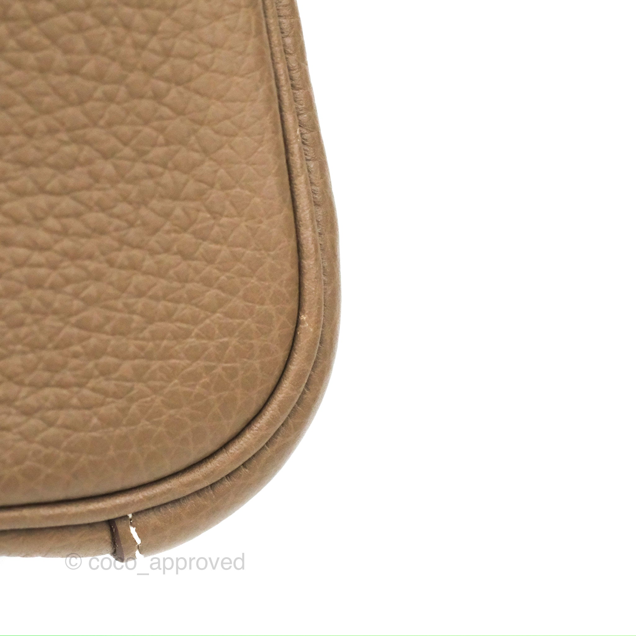 Hermes　Lindy bag mini　Etoupe grey　Clemence leather　Gold hardware
