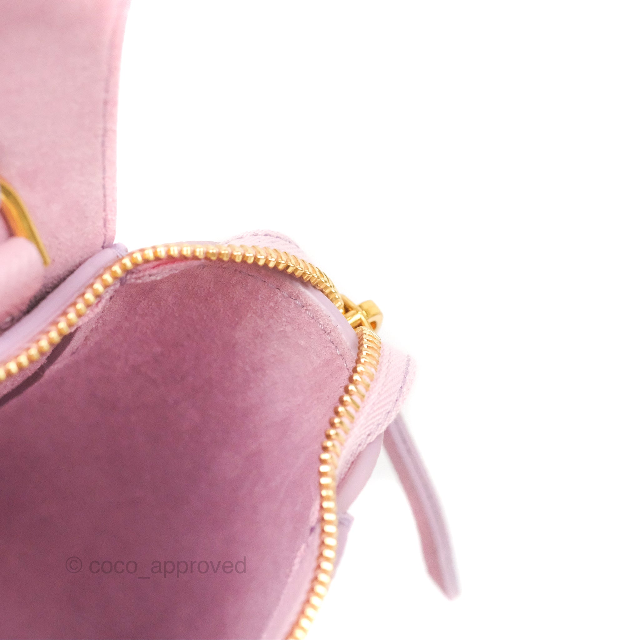 Celine Pico Belt Bag Rose Quartz Grained Calfskin Gold Hardware
