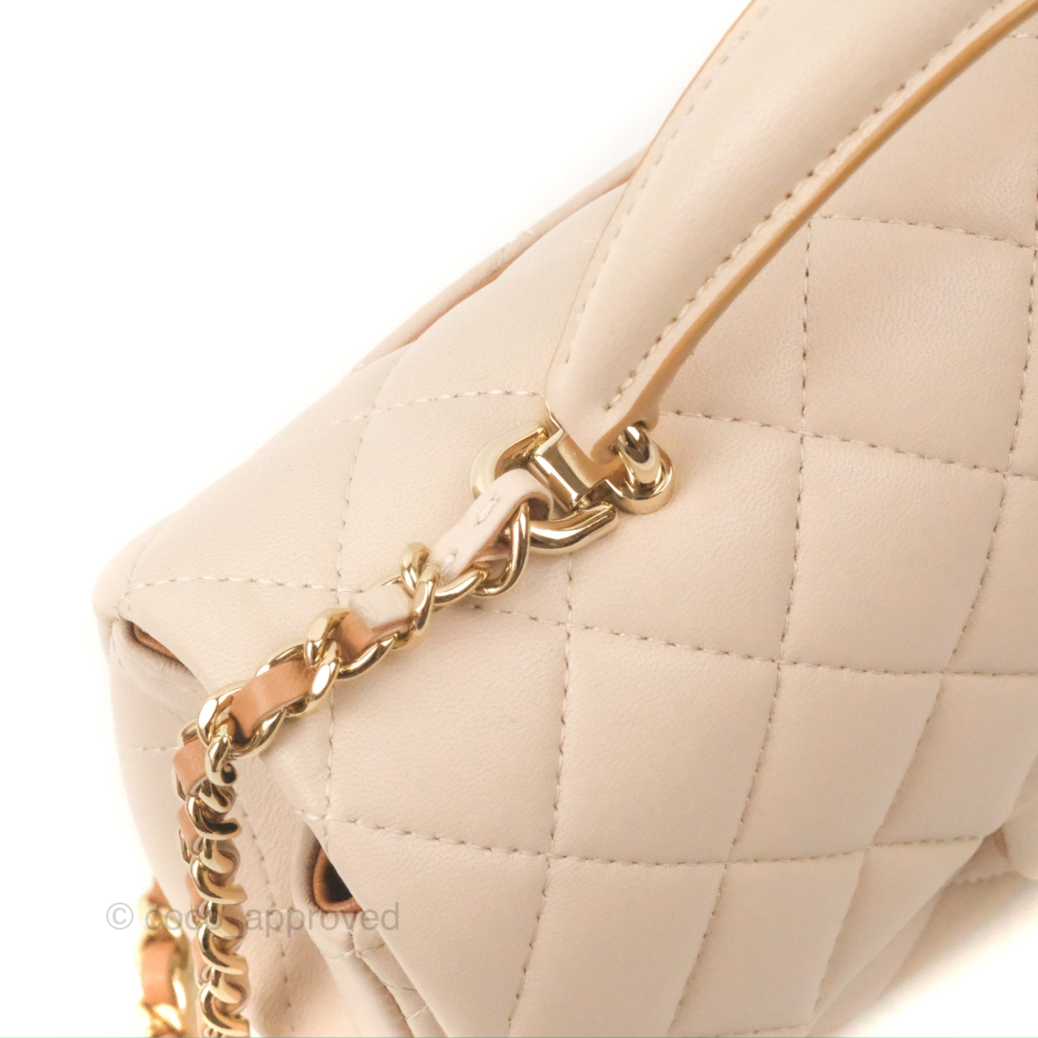Sold at Auction: Chanel Rectangular Mini Flap Lambskin Shoulder Bag in Pink  With Gold Hardware Measures L12cm Chain Drop 52.5cm W 19cm D 7cm. Comes  With Original Box, Dustbag And Authenticity Card.