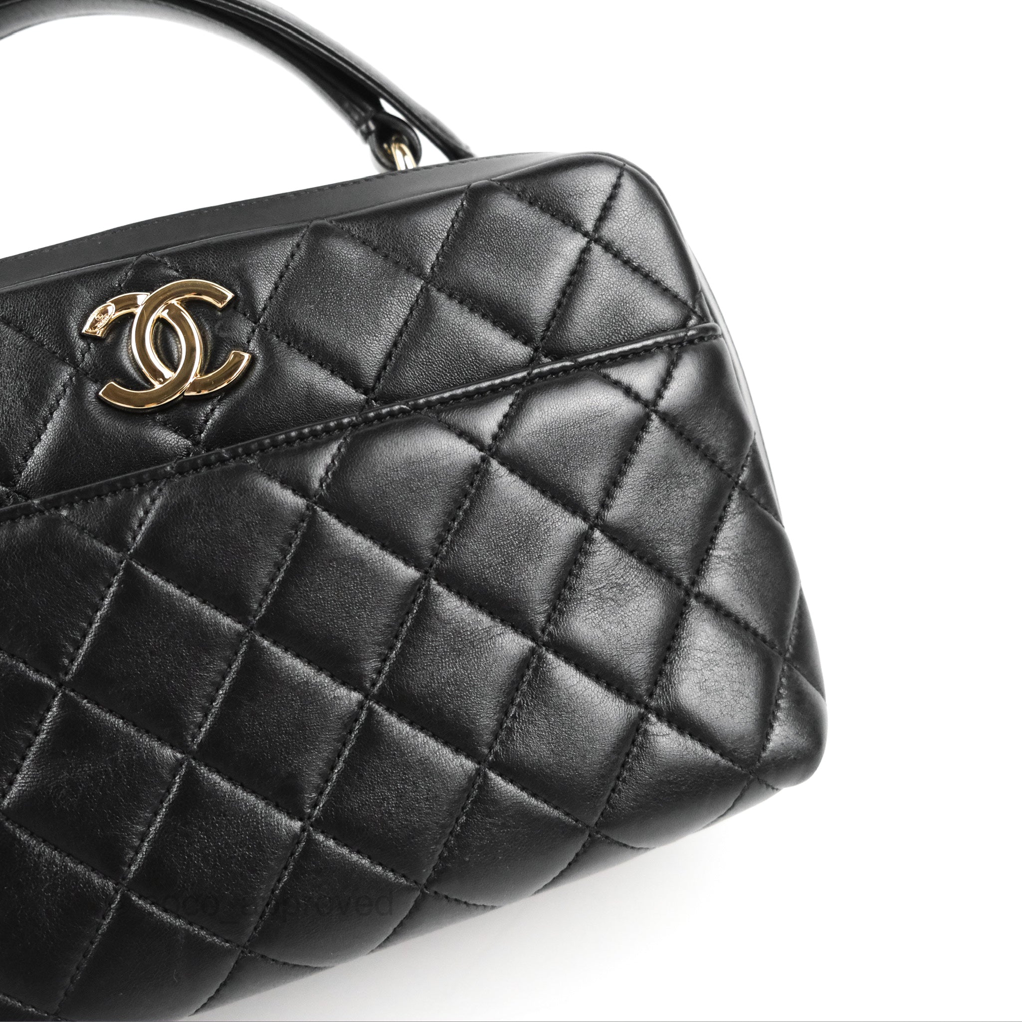 Chanel Black Quilted Lambskin Medium Mademoiselle Bowling Bag Silver  Hardware, 2014 Available For Immediate Sale At Sotheby's