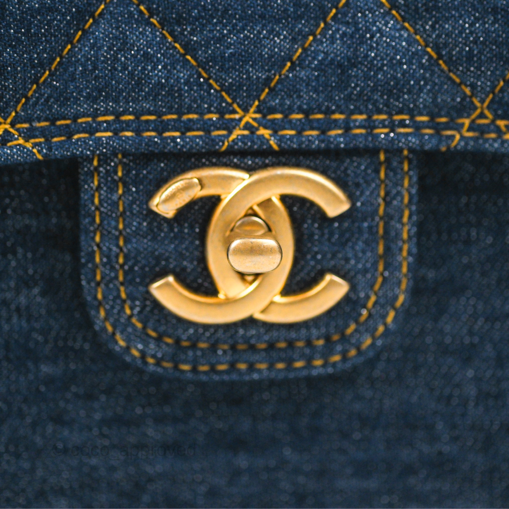 Chanel 22 Medium Washed Denim Aged Silver Hardware 23S – Coco Approved  Studio