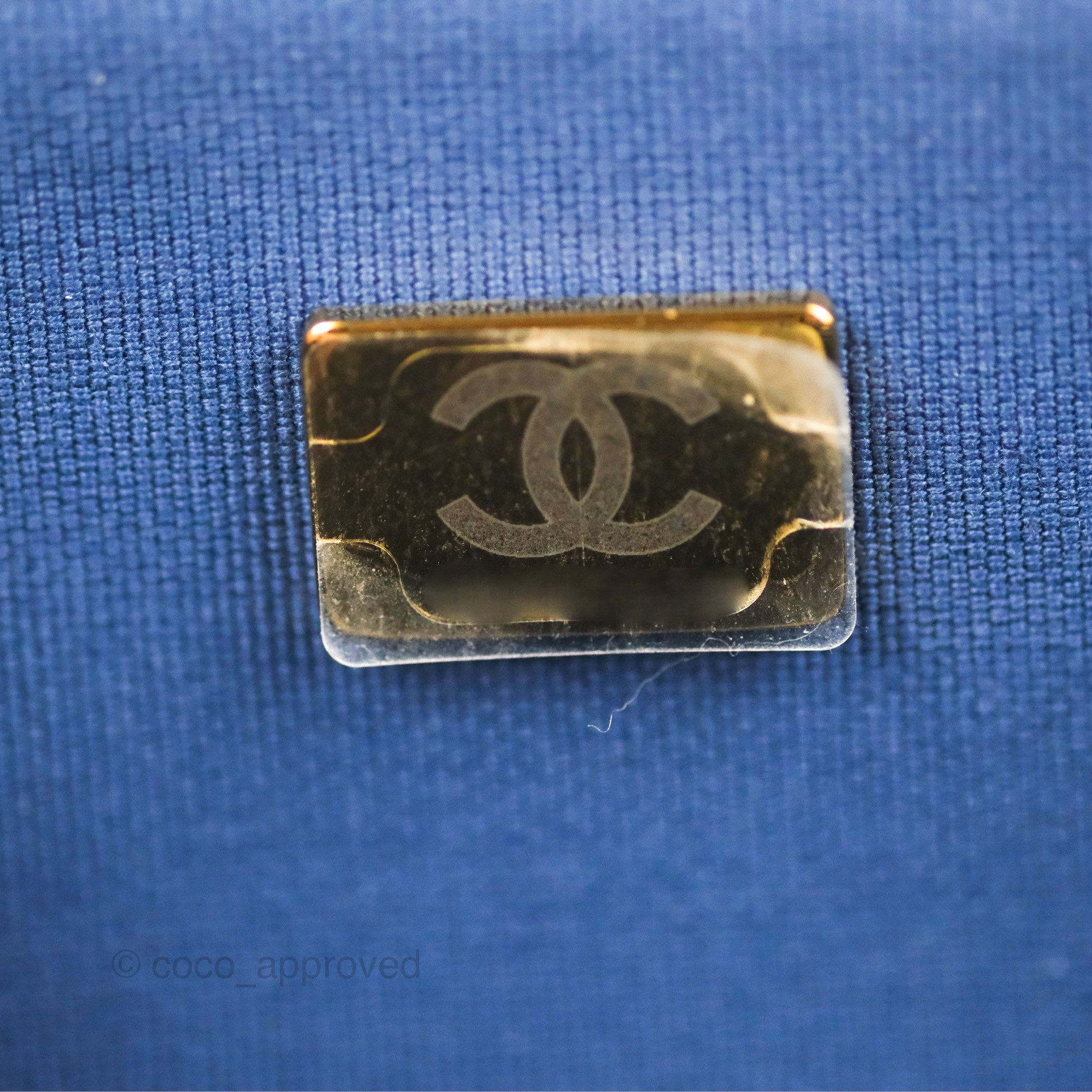 Chanel 22 Medium Washed Denim Aged Silver Hardware 23S – Coco