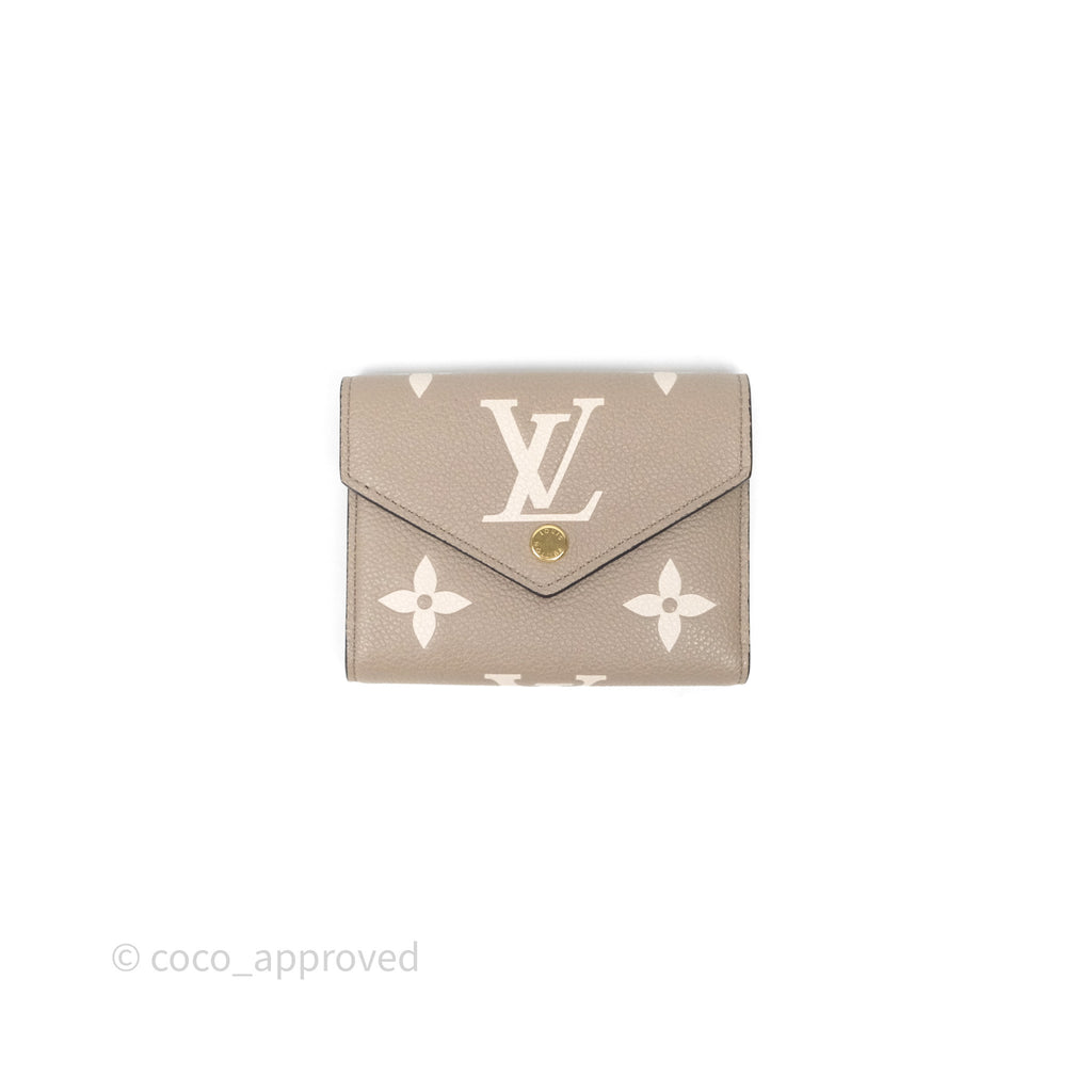 Louis Vuitton Victorine Wallet Monogram Empreinte Dove/Cream