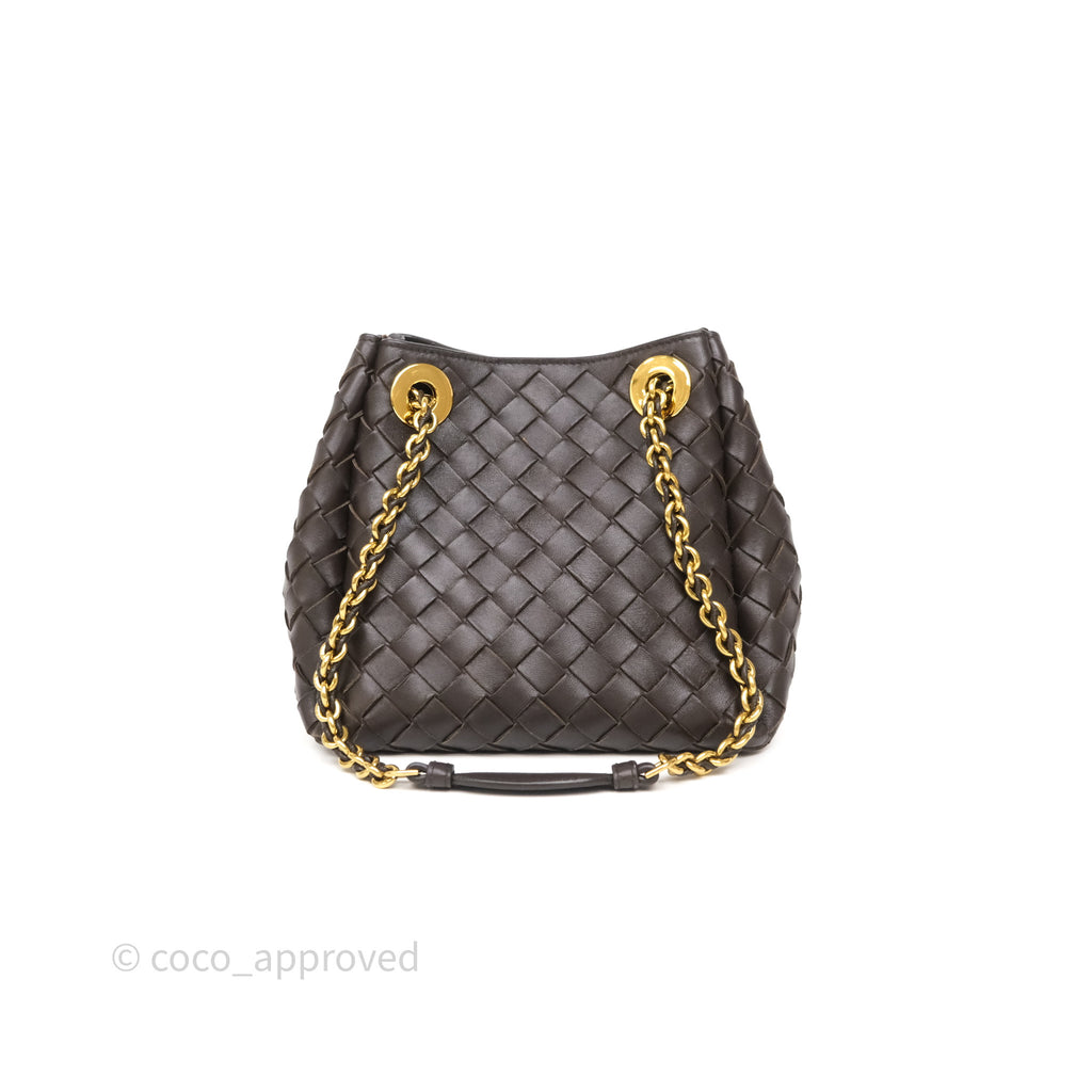 Bottega Veneta Small Parachute Chain Fondant Lambskin