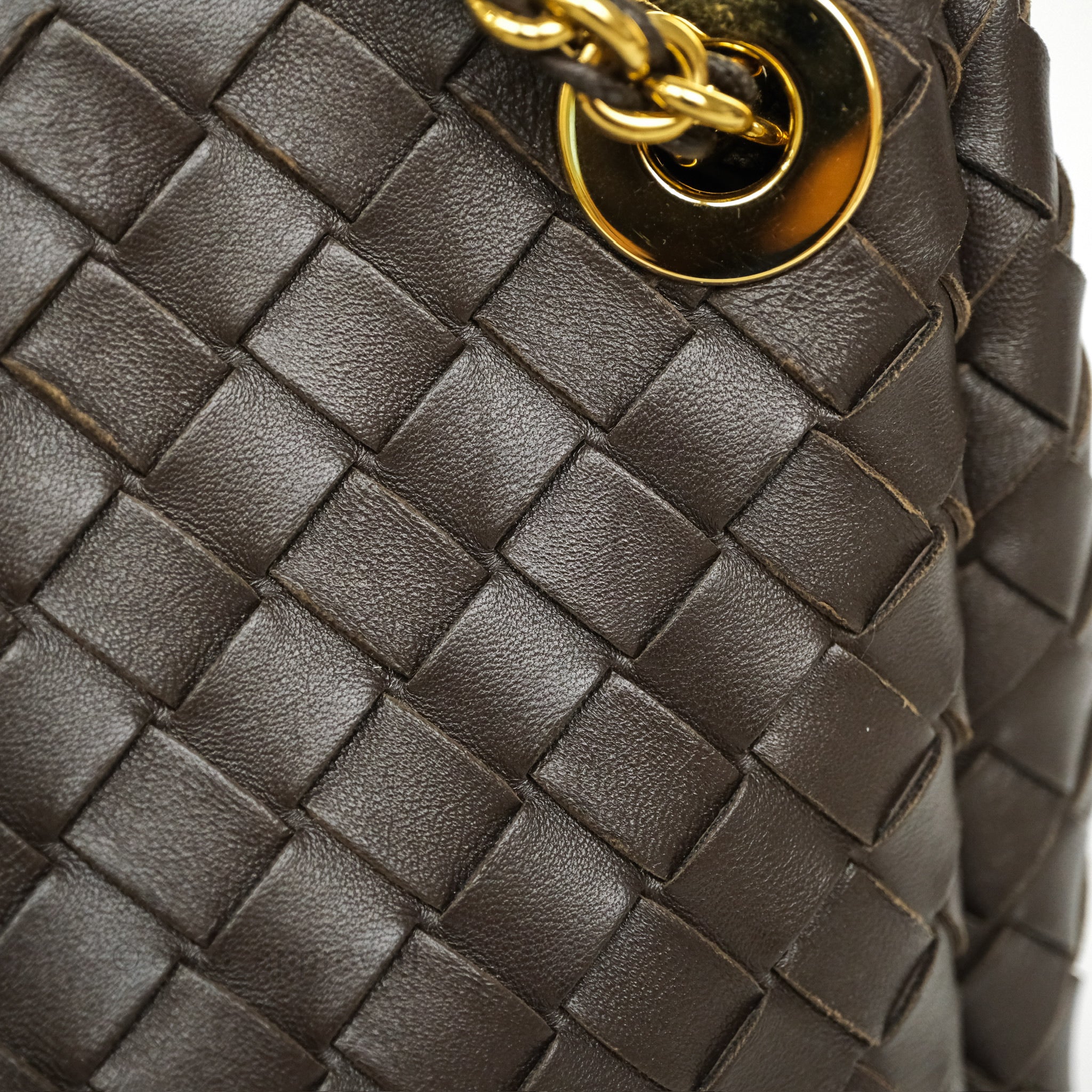 Bottega Veneta Small Parachute Chain Fondant Lambskin – Coco