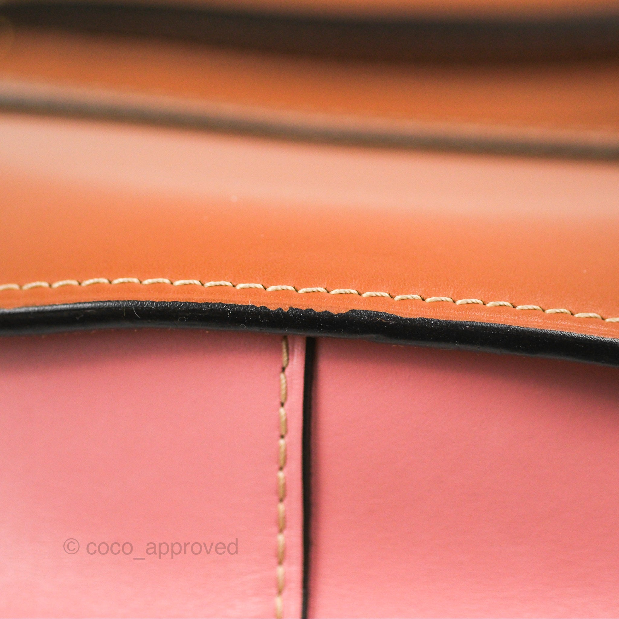 Loewe Small Gate Bag Smooth Calfskin in Tan/Pink – Coco Approved Studio