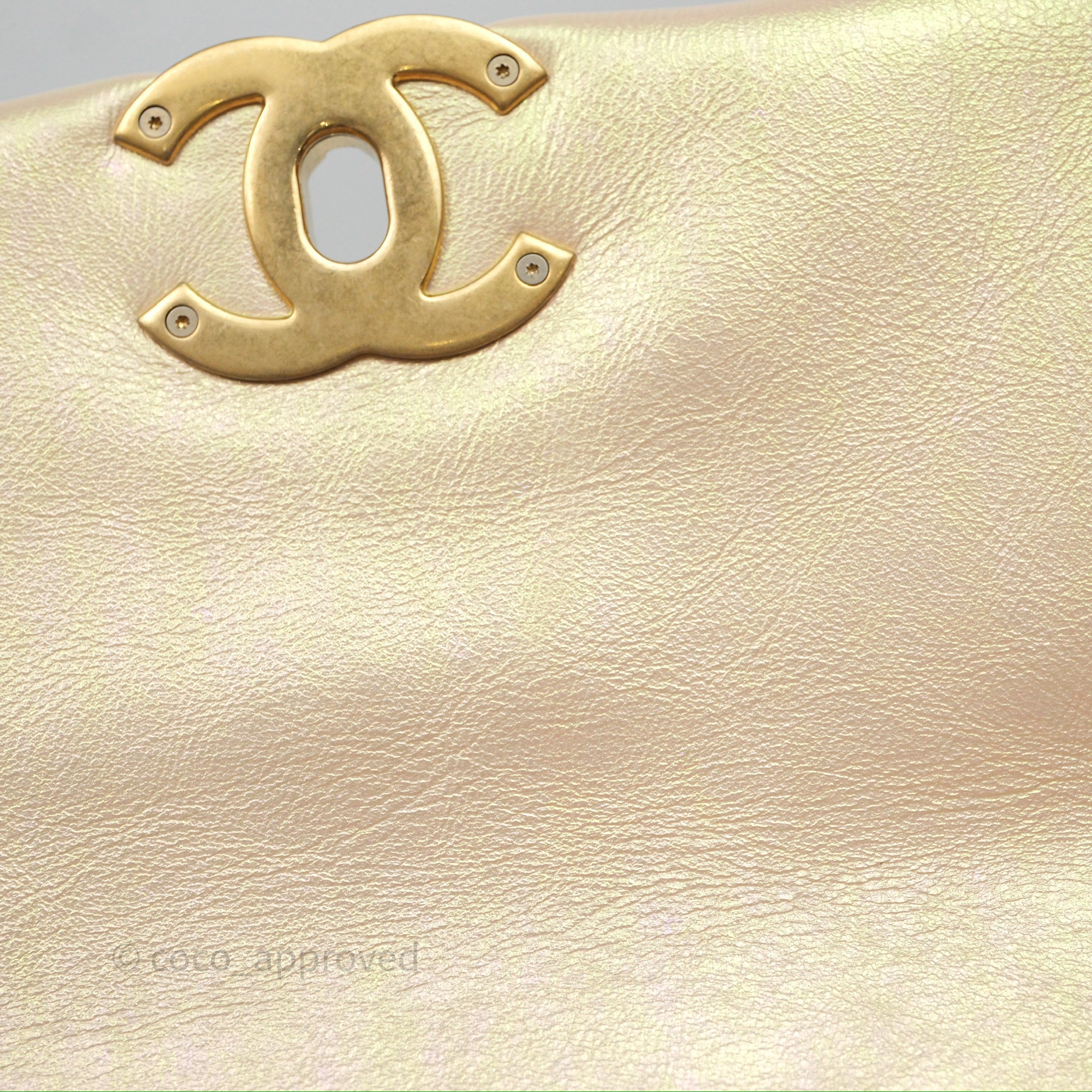 Chanel 19 Small Iridescent Pink Mixed Hardware – Coco Approved Studio