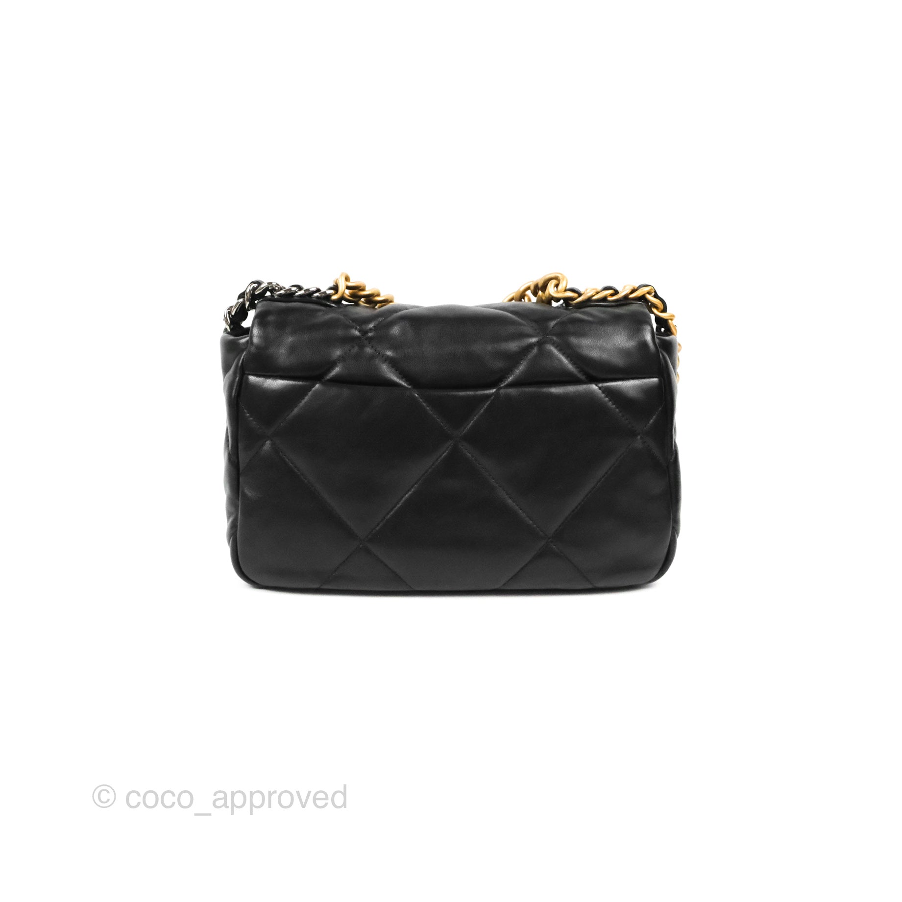 Chanel Black Quilted Lambskin Chanel 19 Large Flap Bag For Sale at 1stDibs   chanel 19 flap bag lambskin large black, chanel 19 large black, chanel 19  black large