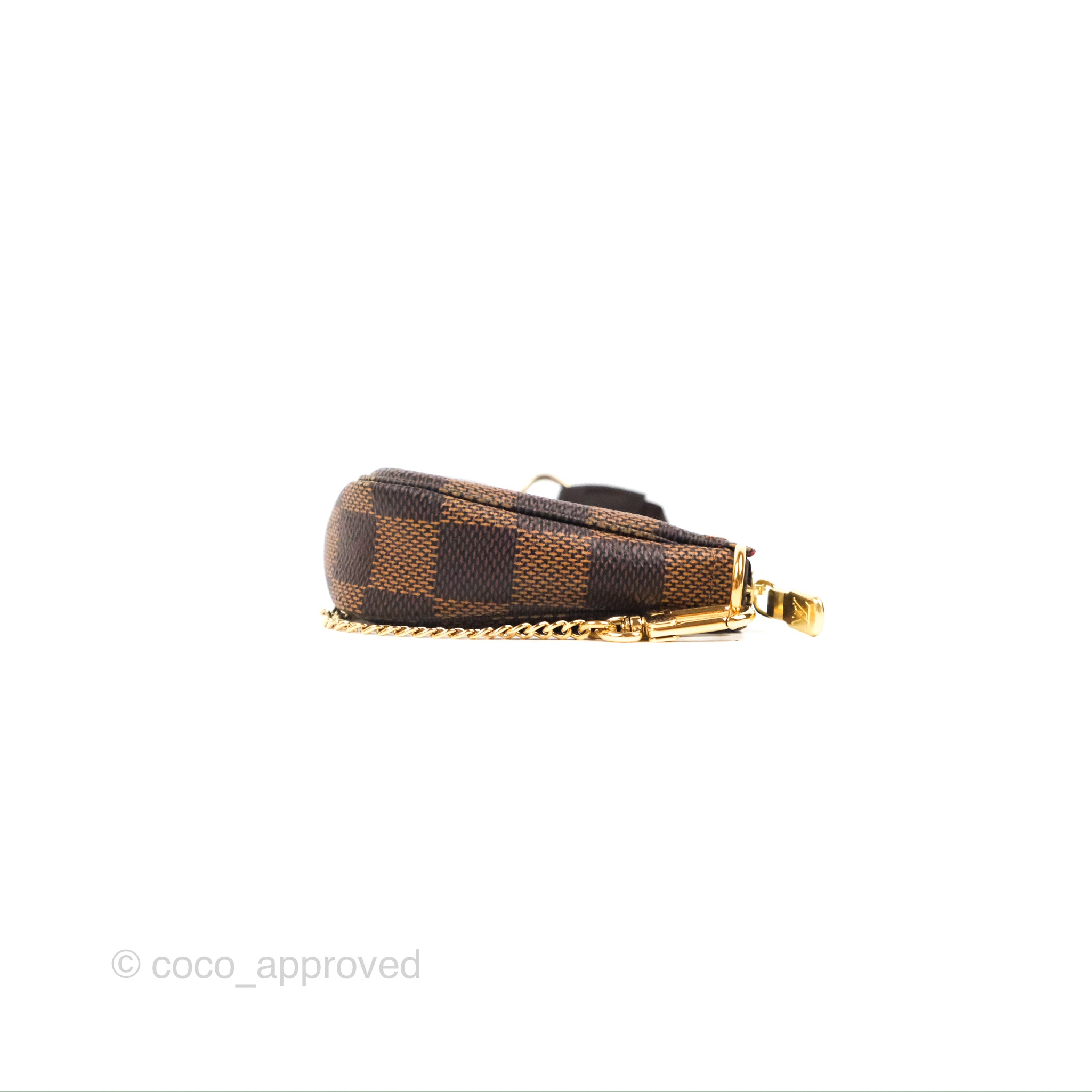 Louis Vuitton Damier Ebene Mini Pochette Accessories – Coco